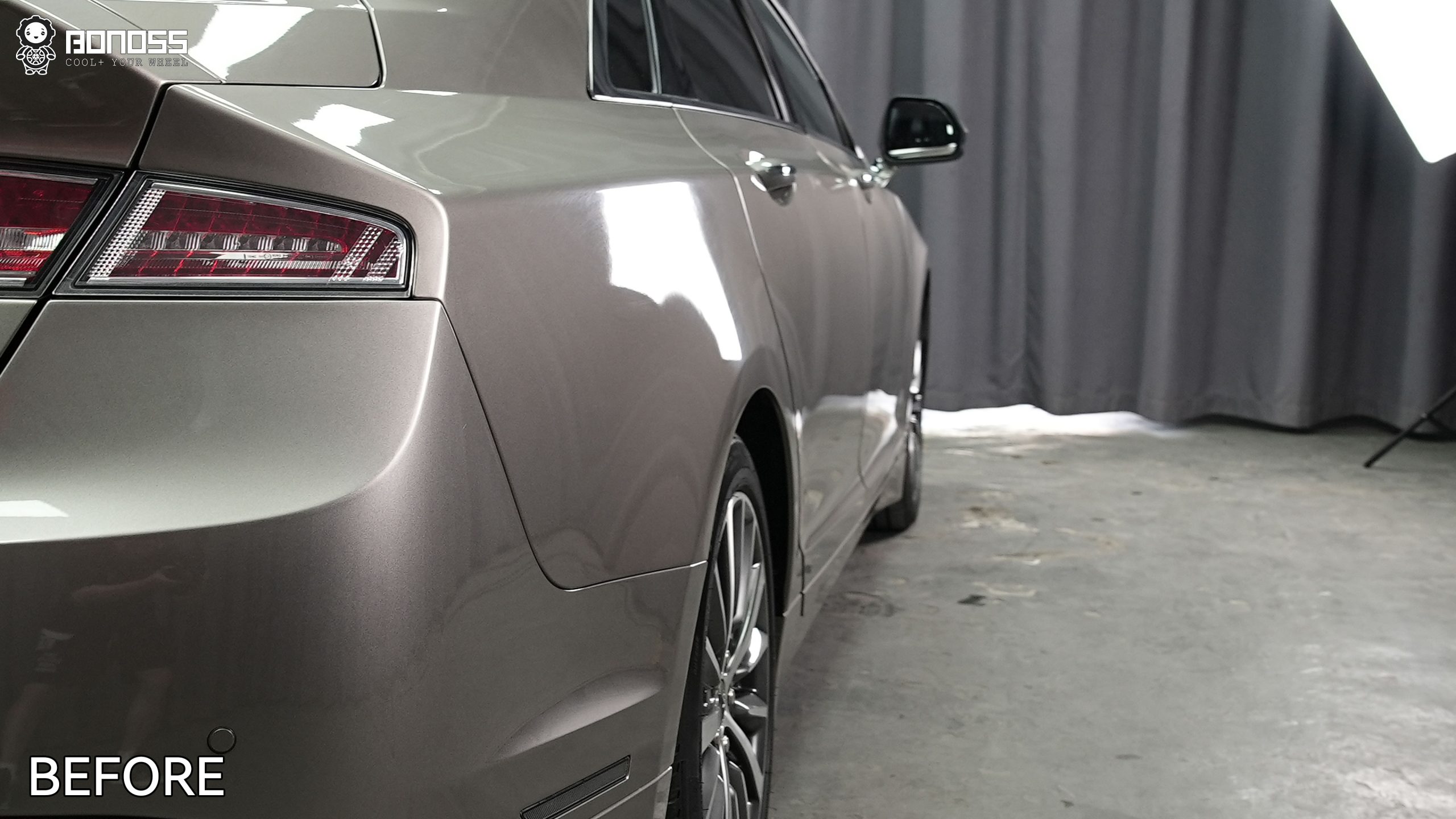 BONOSS Forged Active Cooling 2020 Lincoln MKZ Wheel Spacers Front 25mm Rear 25mm Before and After (13)