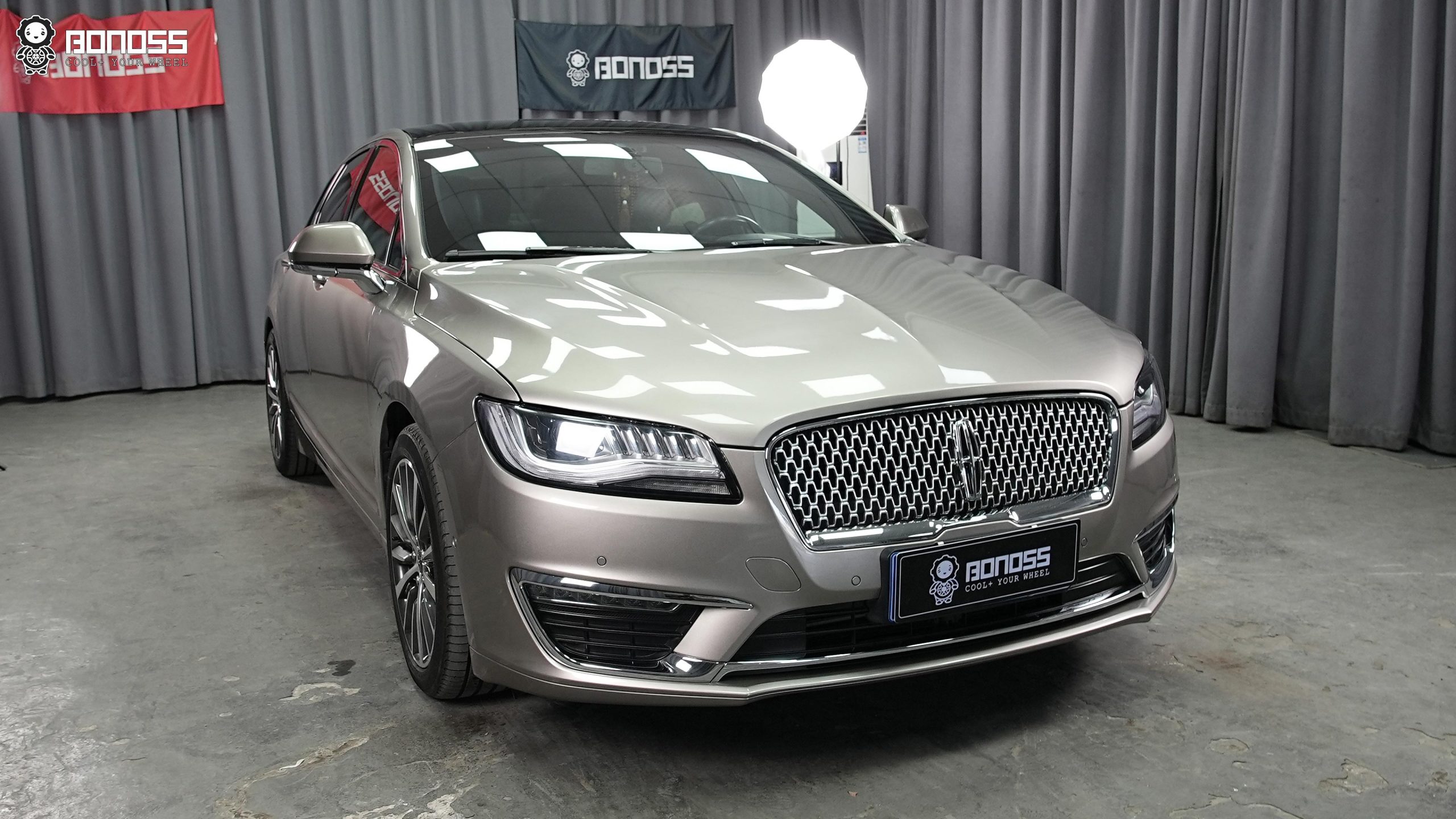 BONOSS Forged Active Cooling 2020 Lincoln MKZ Wheel Spacers Front 25mm Rear 25mm Before and After (4)