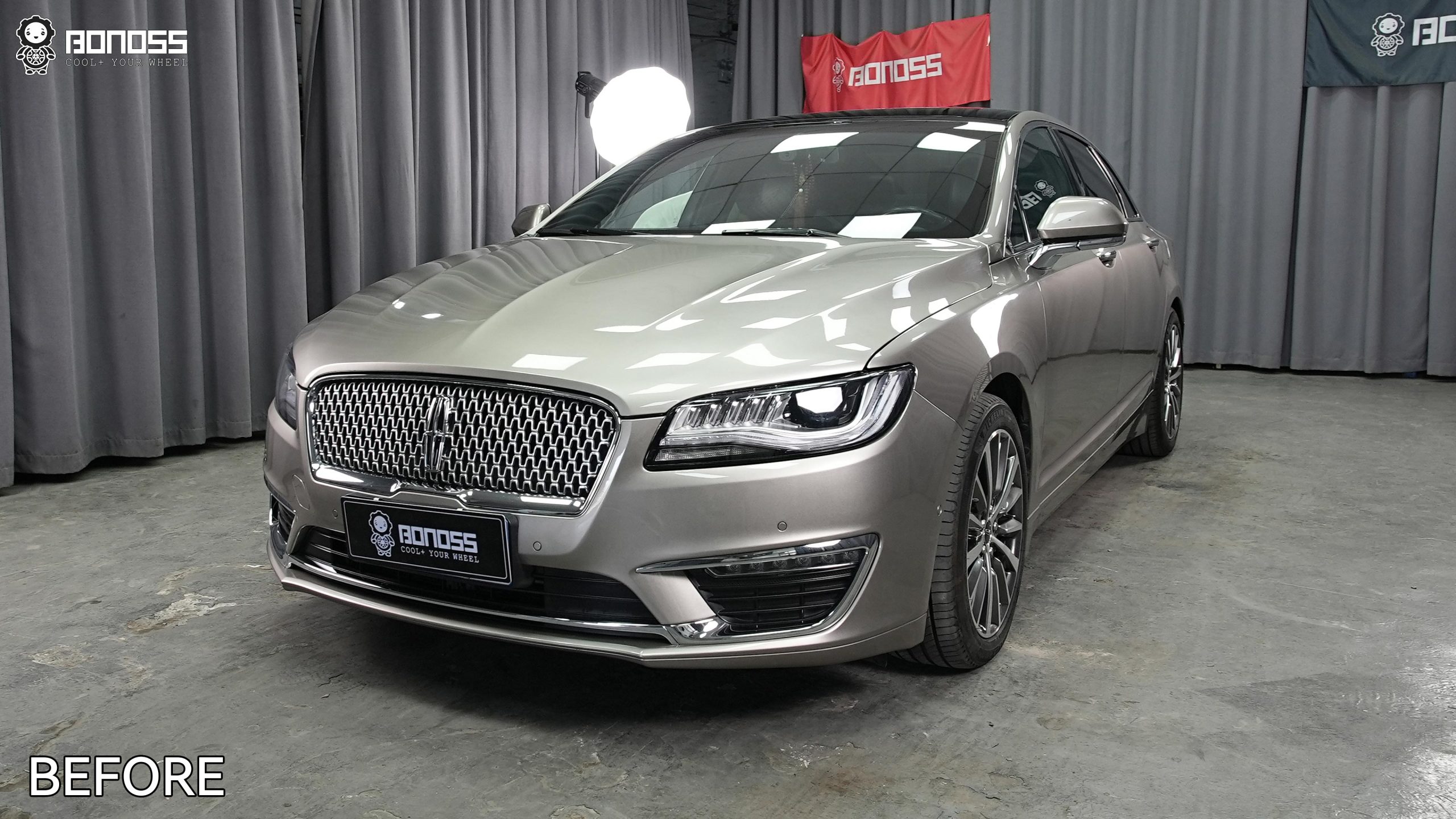 BONOSS Forged Active Cooling 2020 Lincoln MKZ Wheel Spacers Front 25mm Rear 25mm Before and After (9)