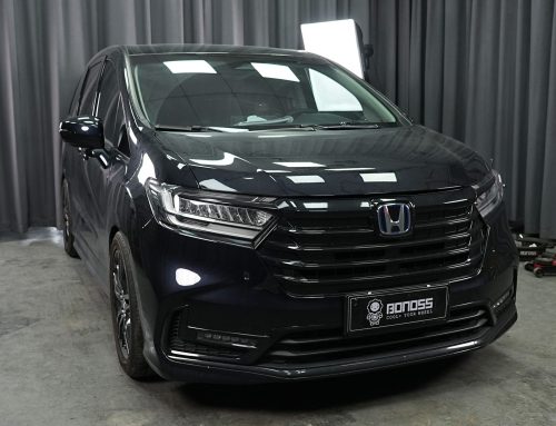 BONOSS Forged Active Cooling 2024 Honda Odyssey Wheel Spacers Front 25mm Rear 25mm Before and After