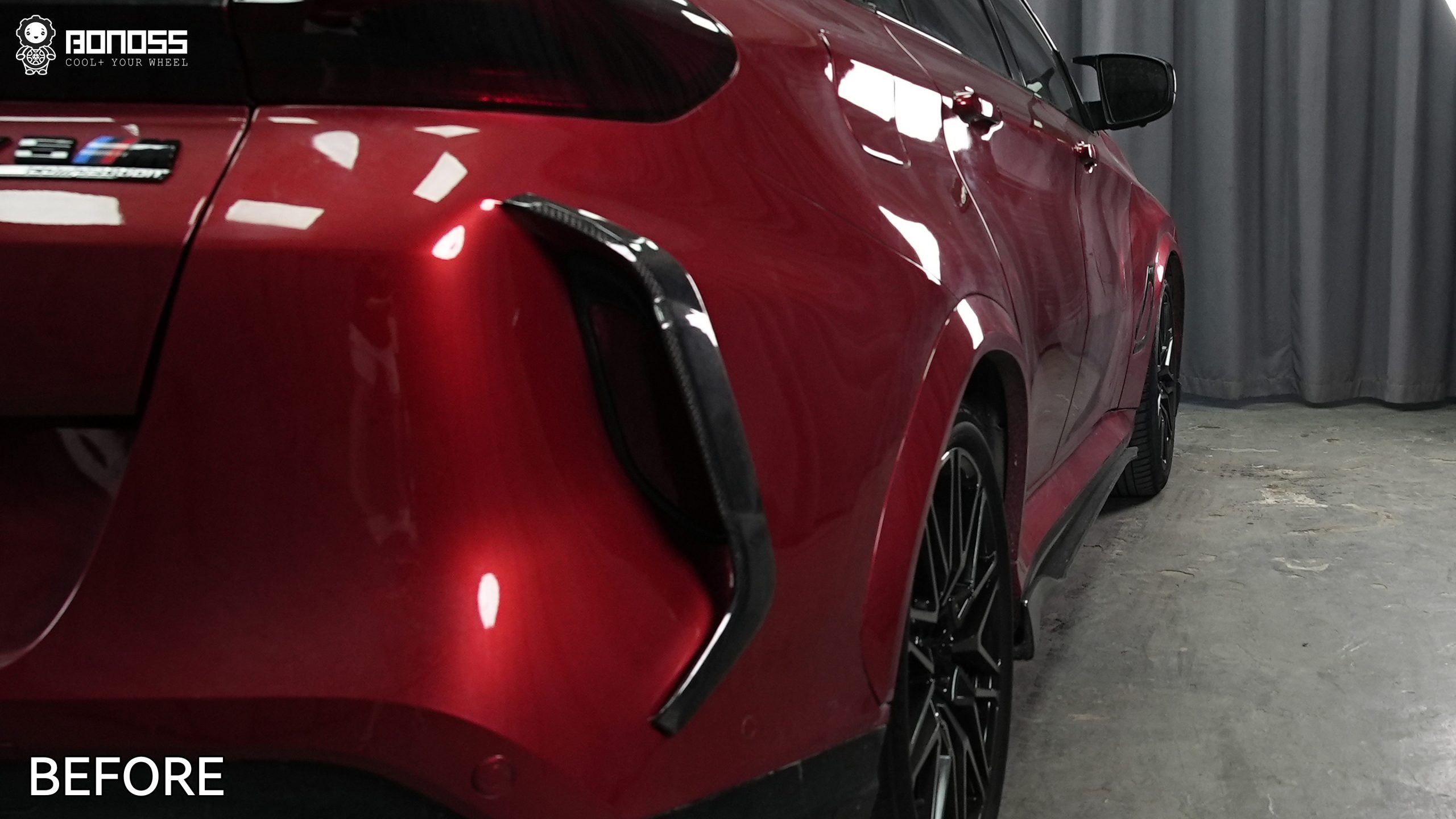 BONOSS Forged Active Cooling BMW X6 Wheel Spacers Front 25mm Rear 40mm Before and After (13)