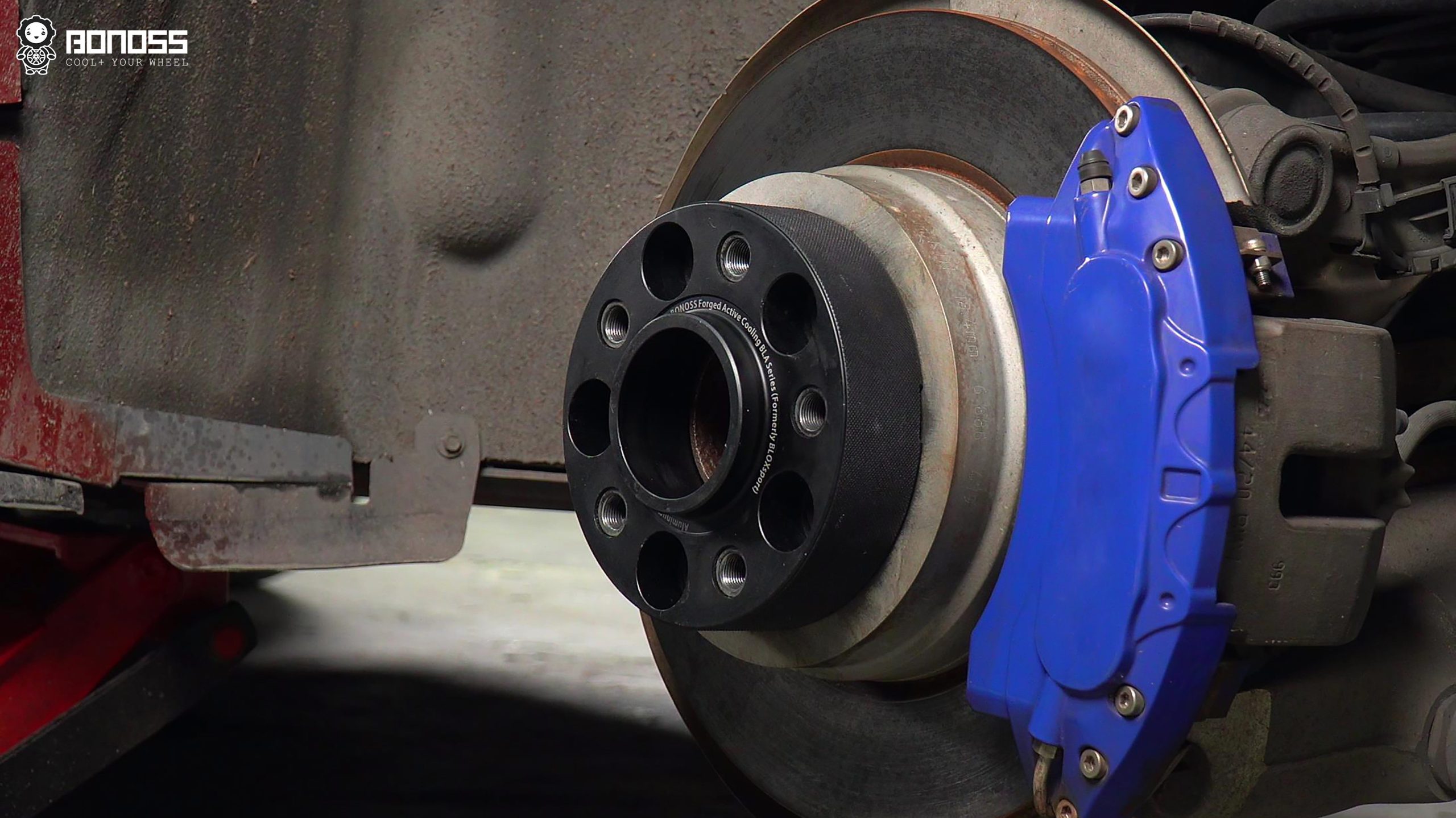 BONOSS Forged Active Cooling BMW X6 Wheel Spacers Front 25mm Rear 40mm Before and After (14)