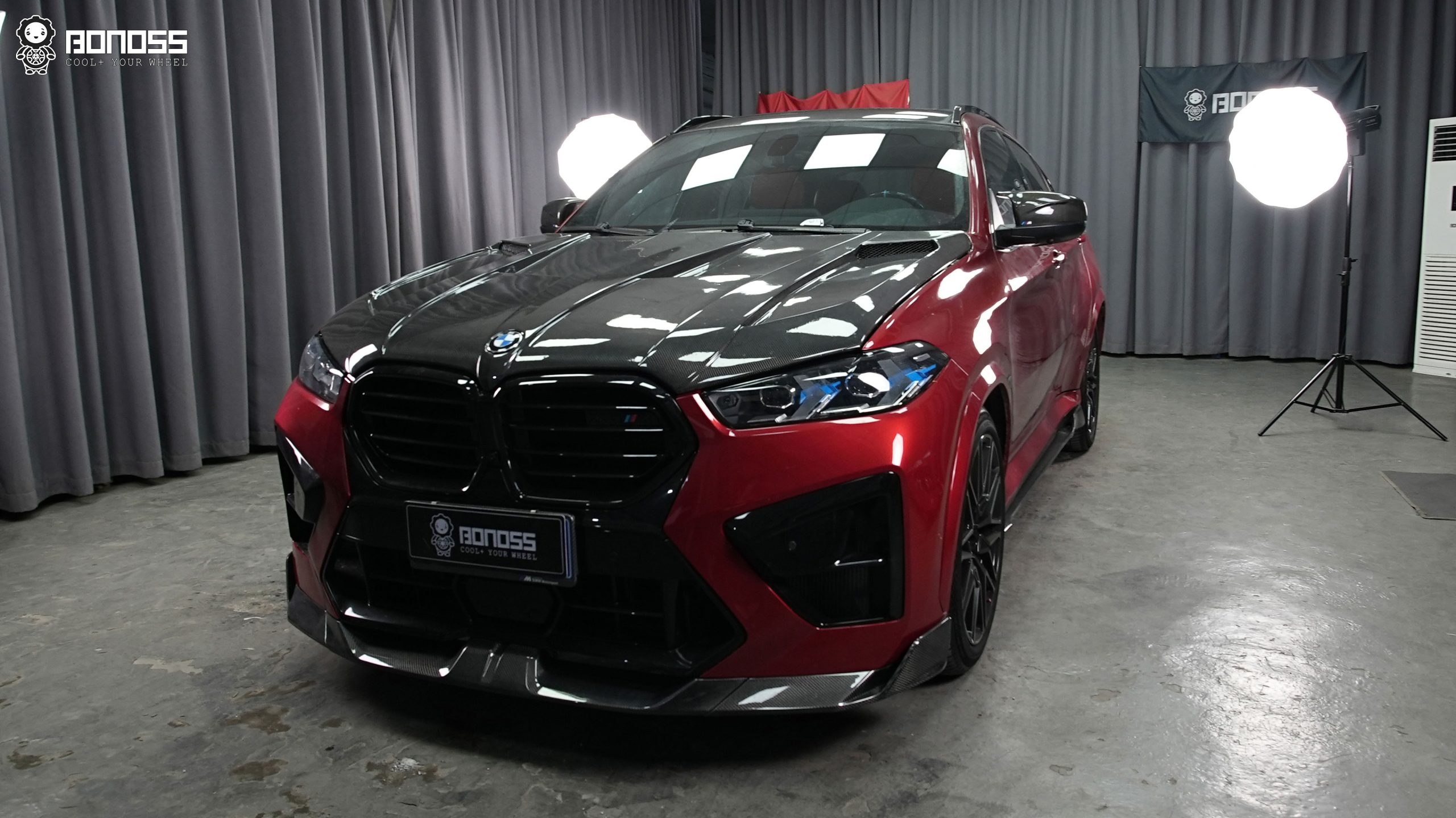 BONOSS Forged Active Cooling BMW X6 Wheel Spacers Front 25mm Rear 40mm Before and After (4)