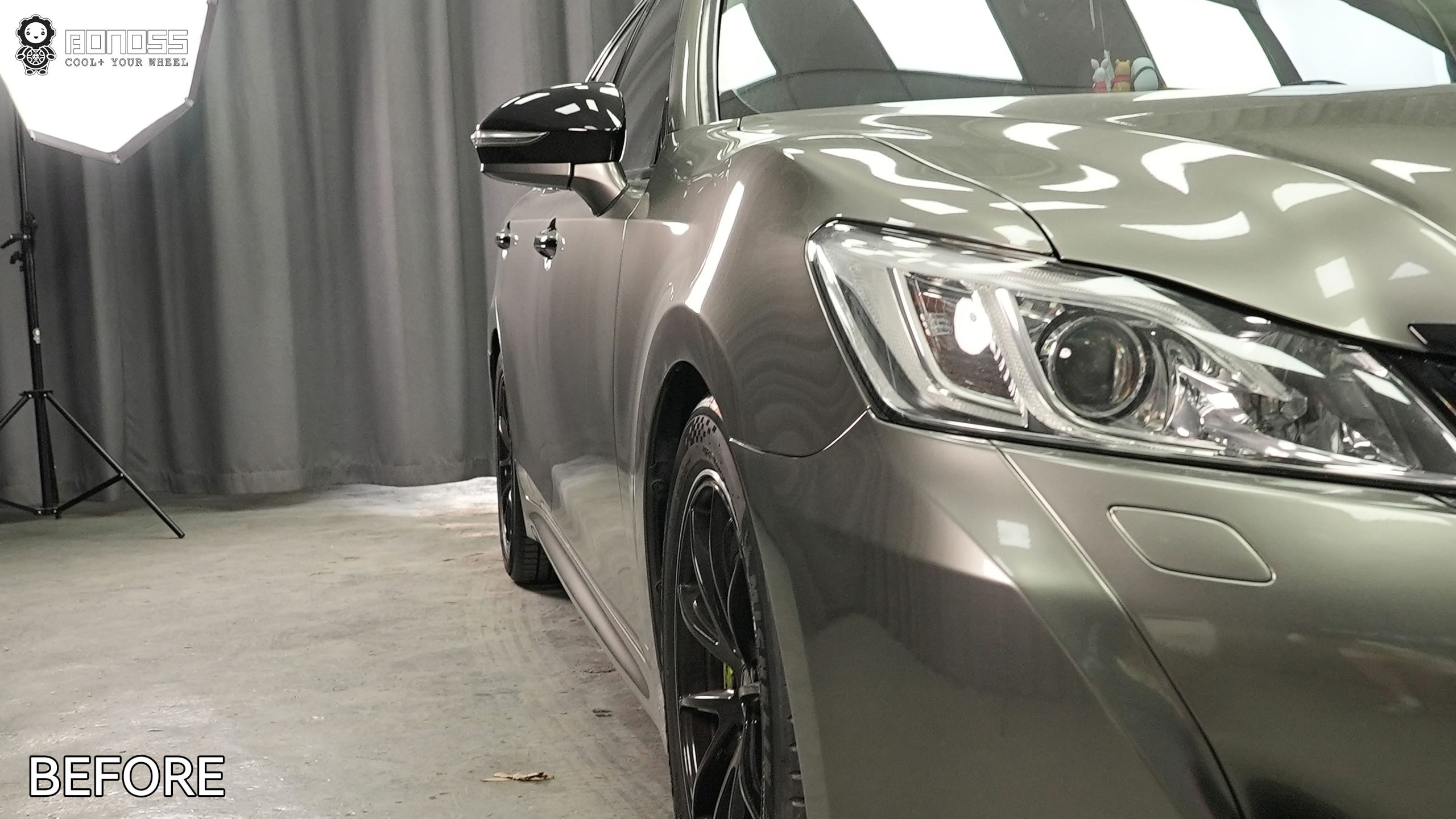 BONOSS Forged Active Cooling Toyota Crown Wheel Spacers Front 15mm Rear 15mm Before and After (12)