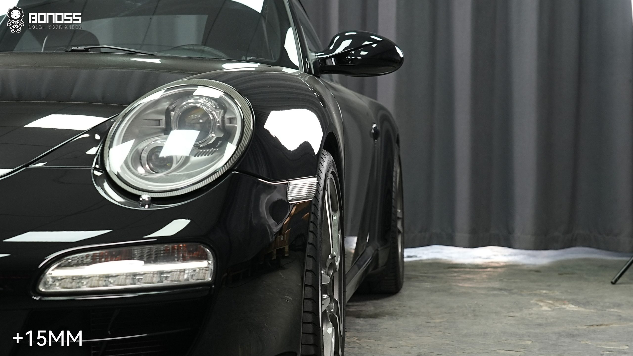 BONOSS Forged Lightweight Plus 2011 Porsche 911 Wheel Spacers Front 15mm Rear 15mm Before and After (5)