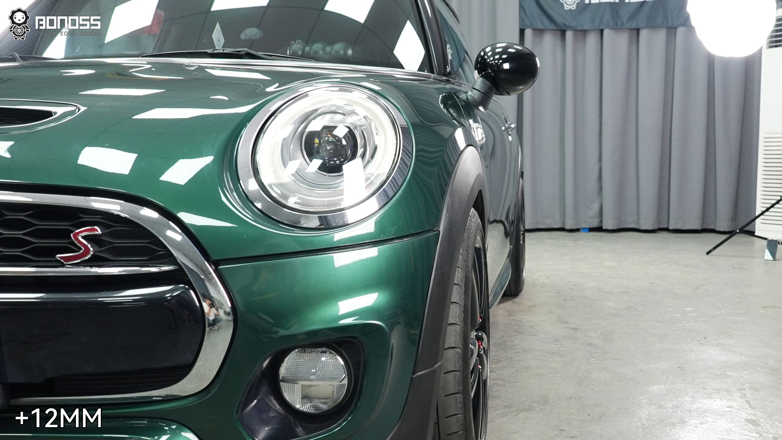 BONOSS Forged Lightweight Plus 2016 MINI Cooper S Wheel Spacers Front 12mm Rear 18mm Before and After (2)