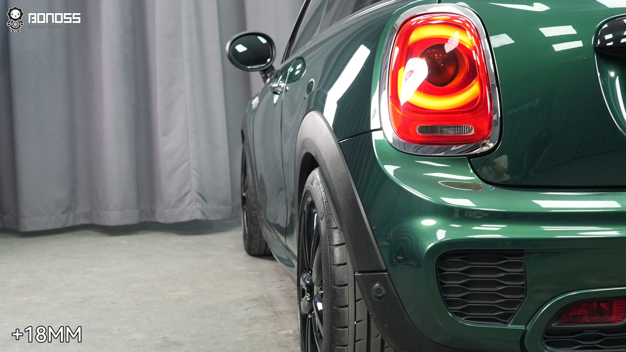 BONOSS Forged Lightweight Plus 2016 MINI Cooper S Wheel Spacers Front 12mm Rear 18mm Before and After (4)