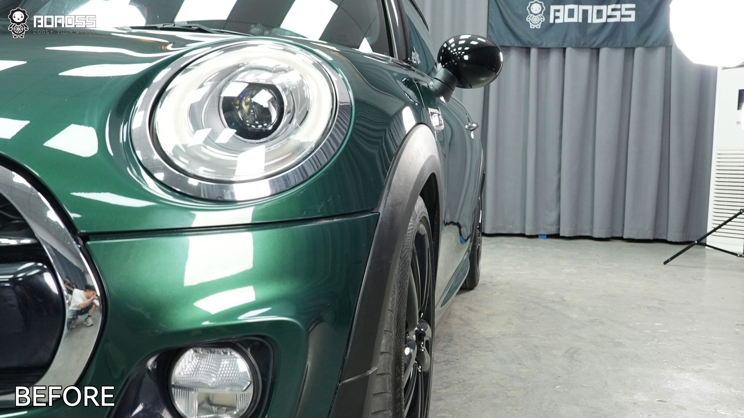 BONOSS Forged Lightweight Plus 2016 MINI Cooper S Wheel Spacers Front 12mm Rear 18mm Before and After (7)