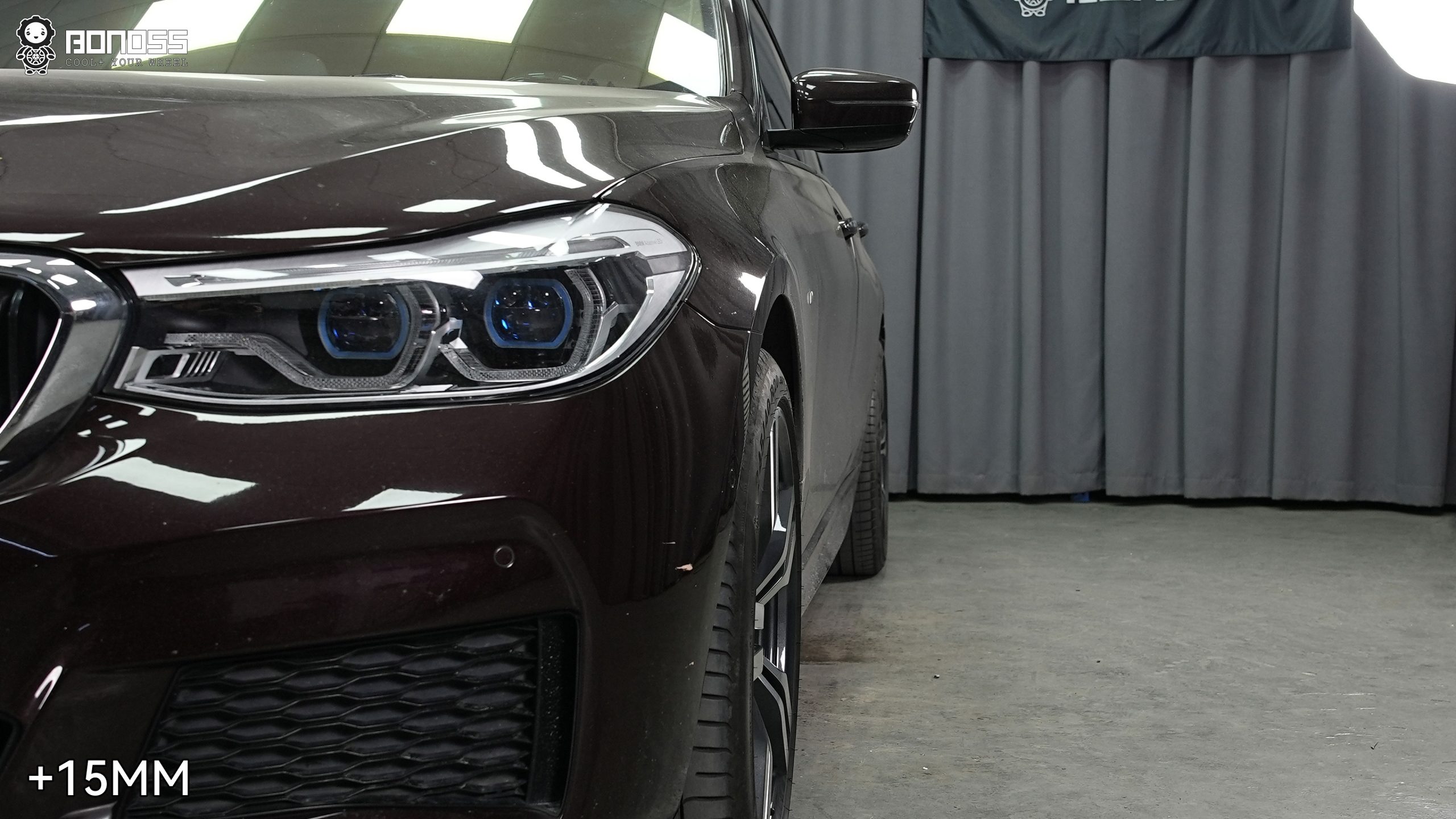 BONOSS Forged Lightweight Plus 2018 BMW 640i Wheel Spacers Front 15mm Rear 15mm Before and After (5)