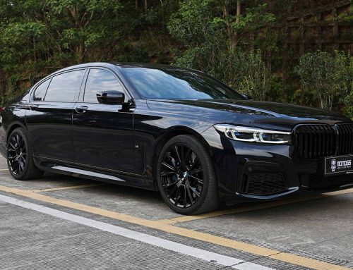 BONOSS Forged Lightweight Plus 2021 BMW 740i Wheel Spacers Front 10mm Rear 12mm Before and After