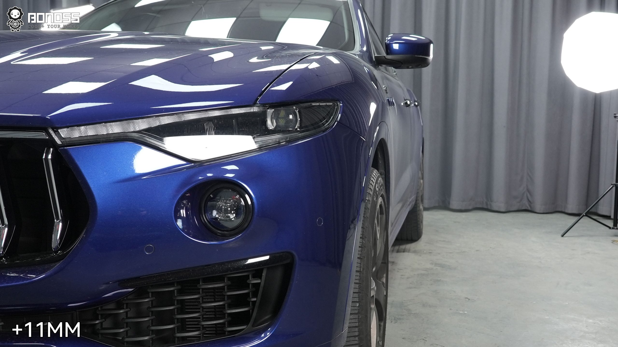 BONOSS Forged Lightweight Plus 2022 Maserati Levante Wheel Spacers Front 11mm Rear 20mm Before and After (2)