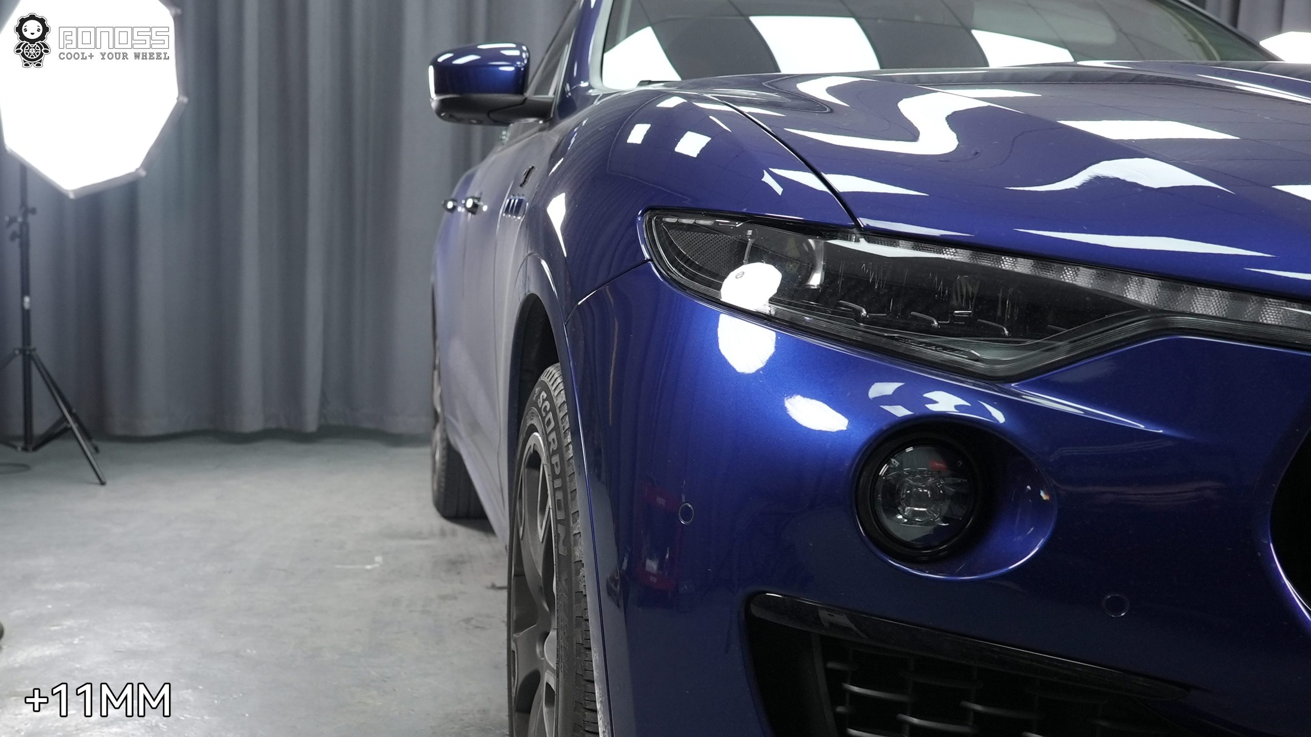 BONOSS Forged Lightweight Plus 2022 Maserati Levante Wheel Spacers Front 11mm Rear 20mm Before and After (3)