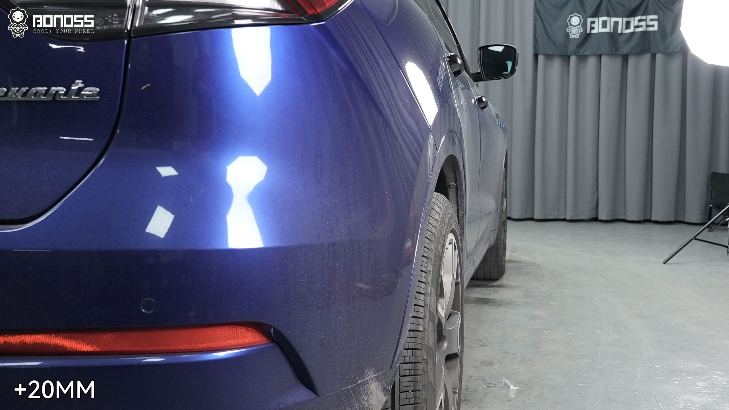 BONOSS Forged Lightweight Plus 2022 Maserati Levante Wheel Spacers Front 11mm Rear 20mm Before and After (5)