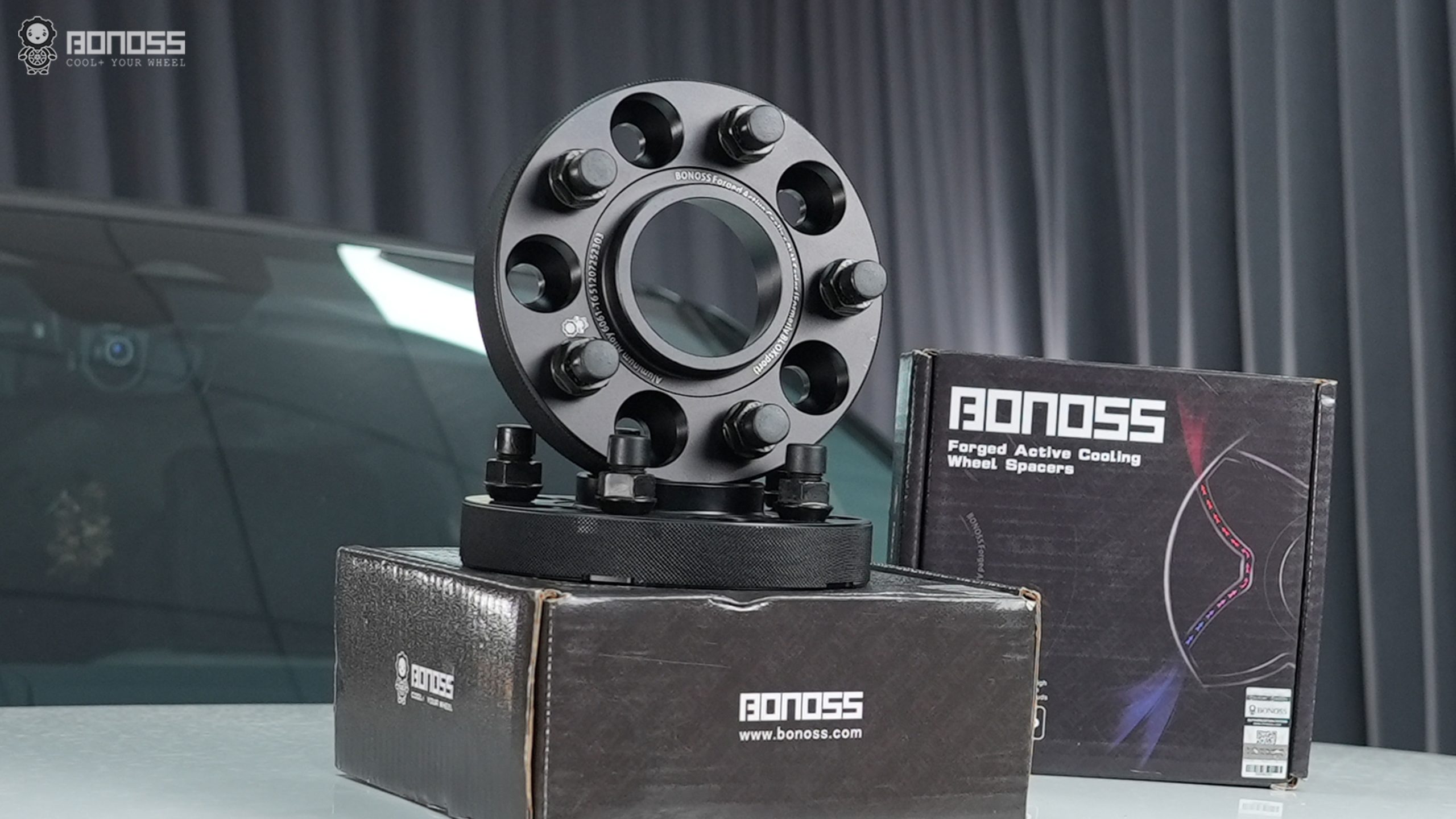 Best 5x114 3 1.5 Inch Wheel Spacer Sizes & Torque BONOSS Forged Active Cooling Adapters Hubcentric Spacers Pros Before and After Example (3)