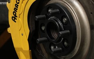 FK8 Wheel Spacers The Ultimate Before & After Review BONOSS Forged Active Cooling Adapters Hubcentric Spacers Pros Before and After Example (2)