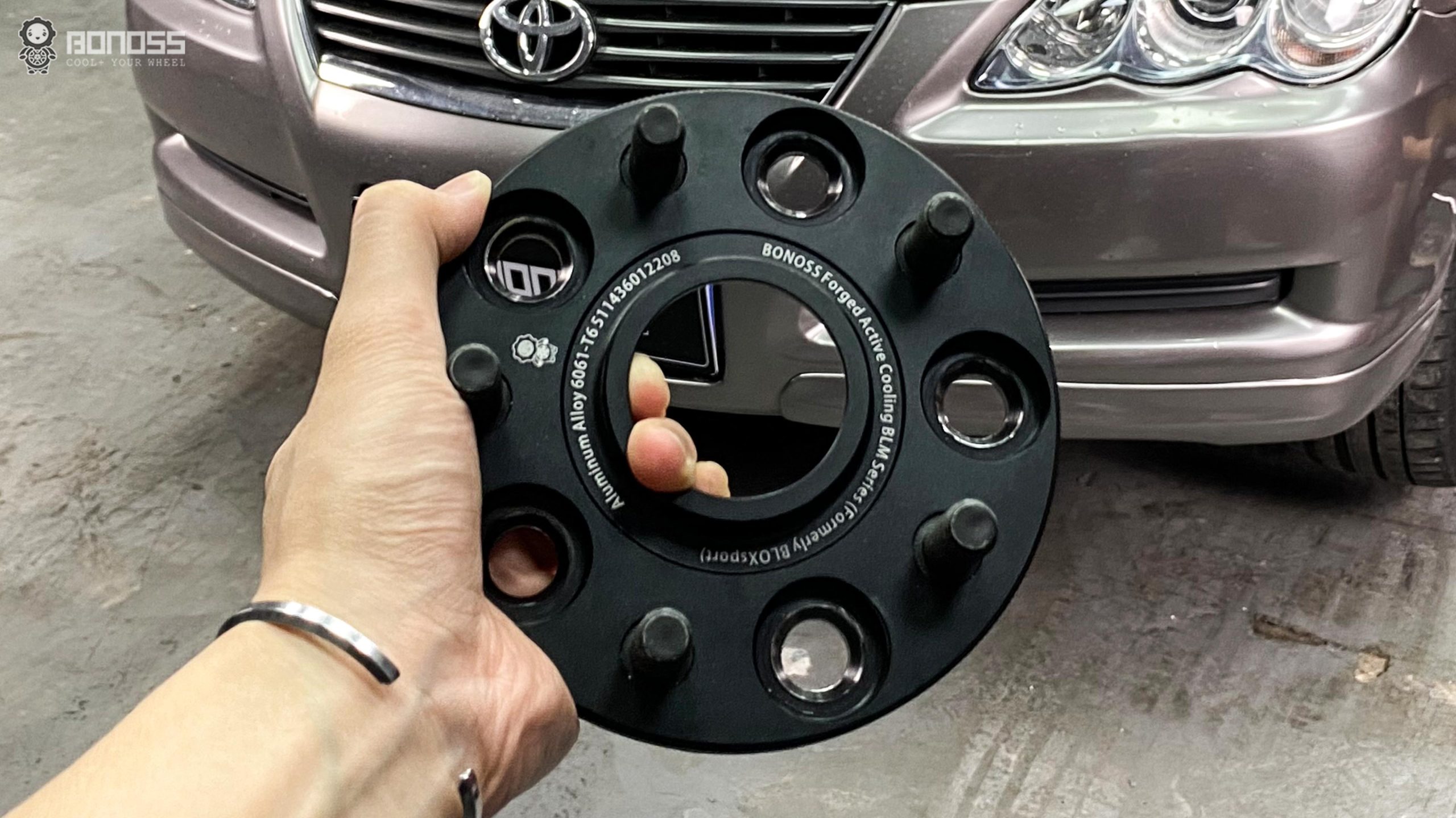 Toyota Spacers Cost A Complete 2025 Breakdown BONOSS Forged Active Cooling Adapters Hubcentric Spacers Pros Before and After Example (1)