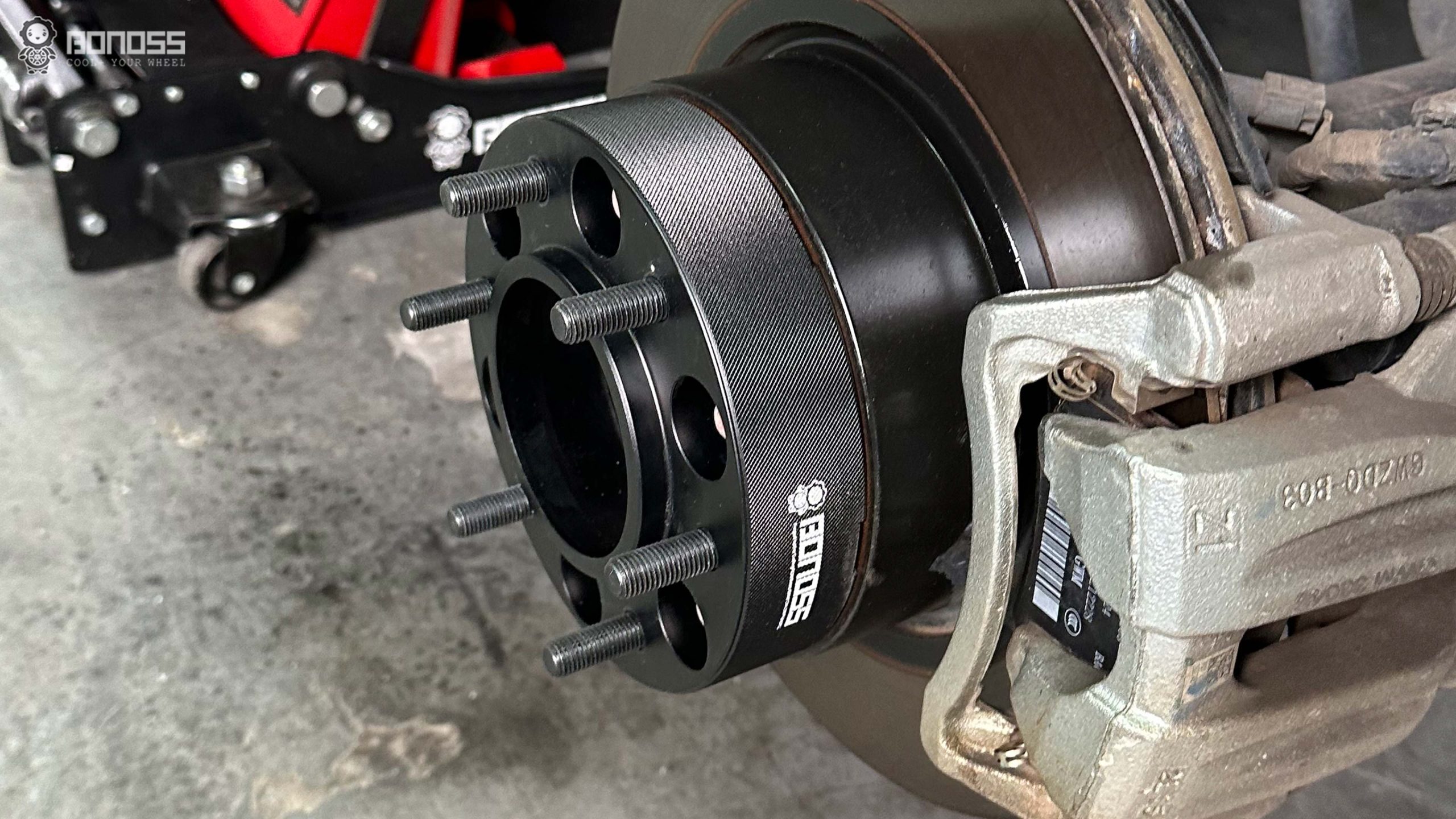 2017 Toyota Tacoma Wheel Spacers A Complete Installation Guide BONOSS Forged Active Cooling Adapters Hubcentric Spacers Pros Before and After Example (1)