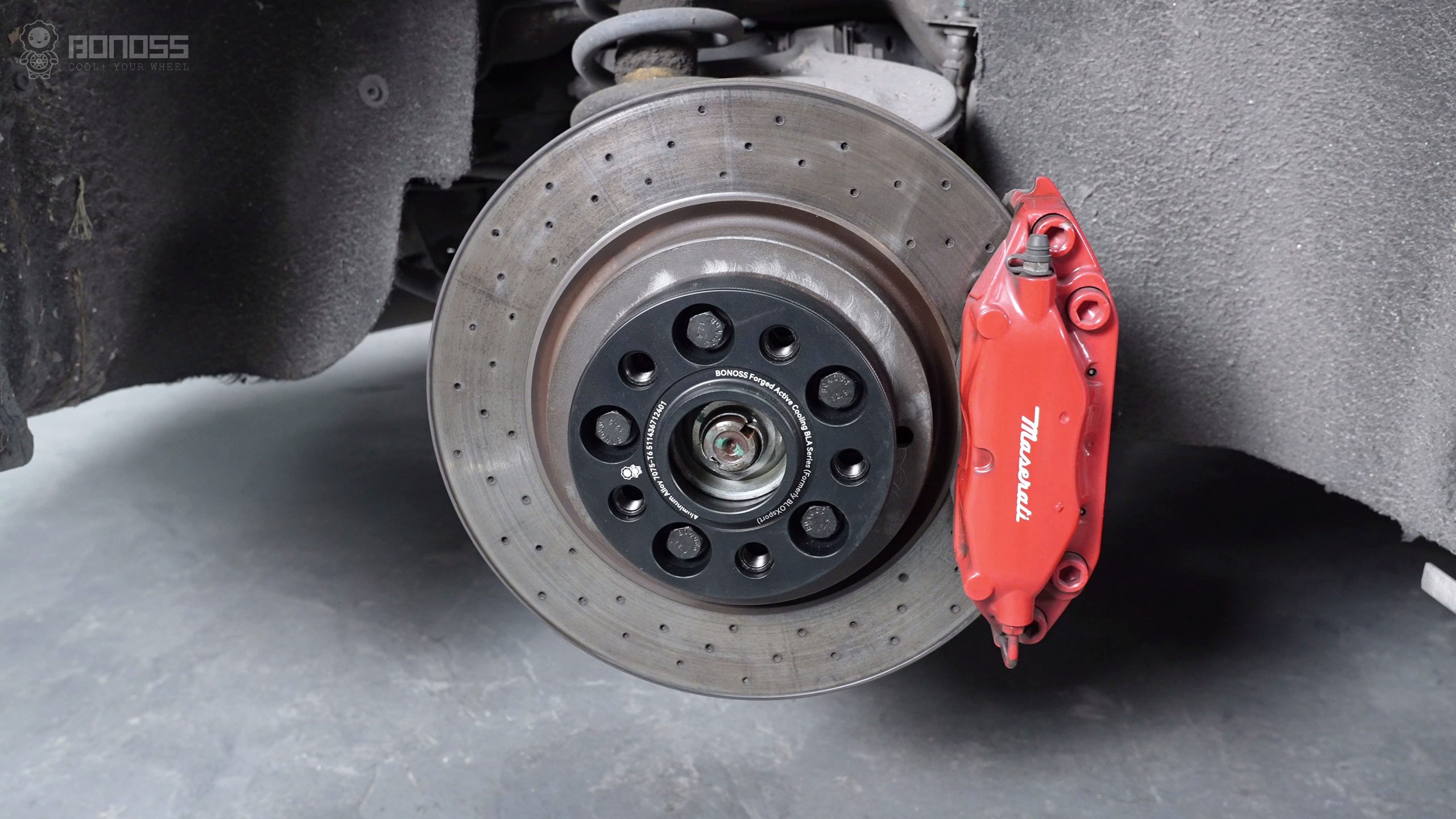 5 Best Maserati Granturismo Wheel Spacers (2025 Pro Guide) BONOSS Forged Active Cooling Adapters Hubcentric Spacers Pros Before and After Example (2)