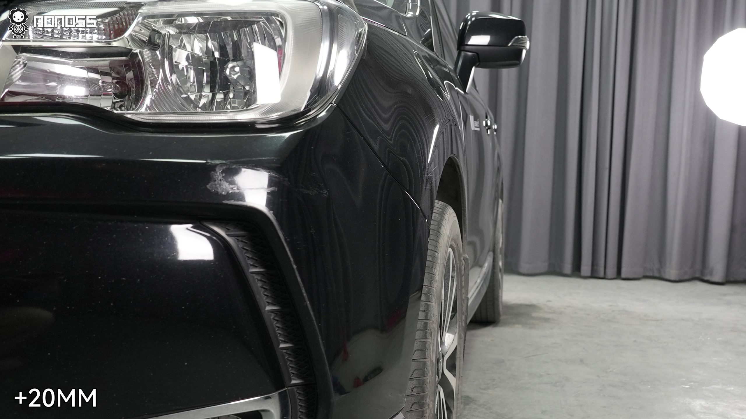 BONOSS Forged Active Cooling 2016 Subaru Forester Wheel Spacers Front 20mm Rear 25mm Before and After (3)