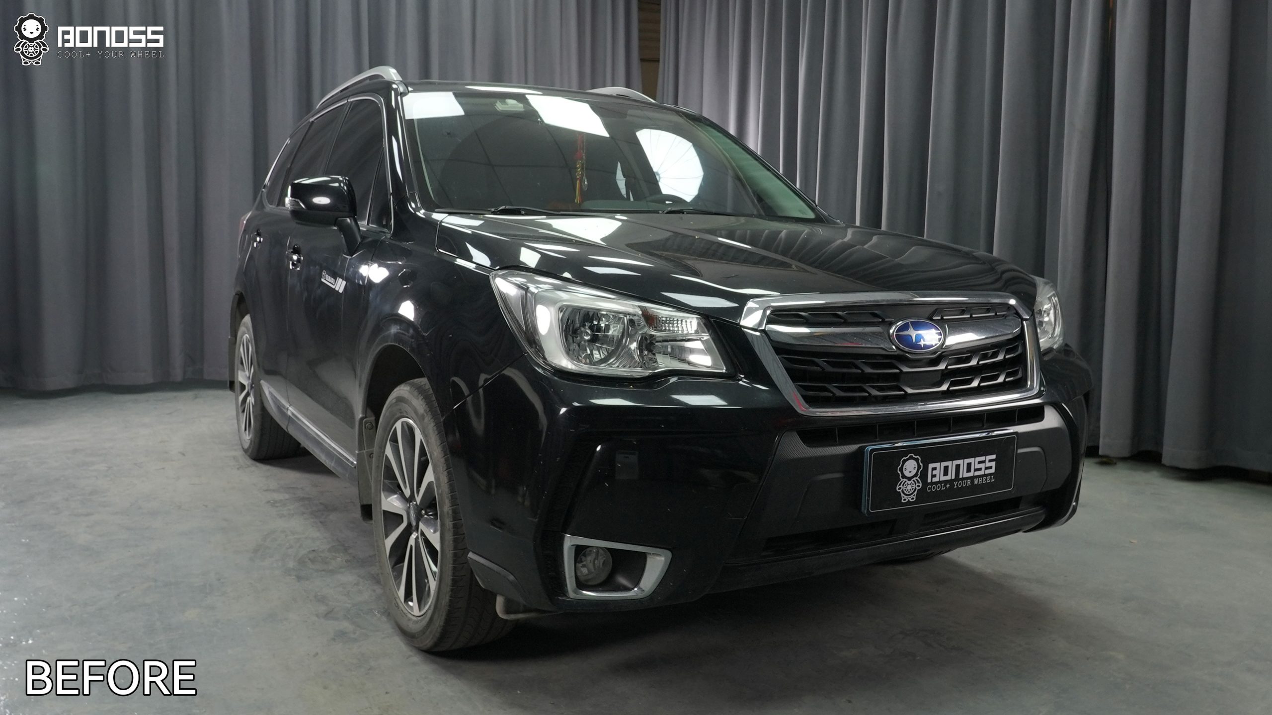 BONOSS Forged Active Cooling 2016 Subaru Forester Wheel Spacers Front 20mm Rear 25mm Before and After (7)