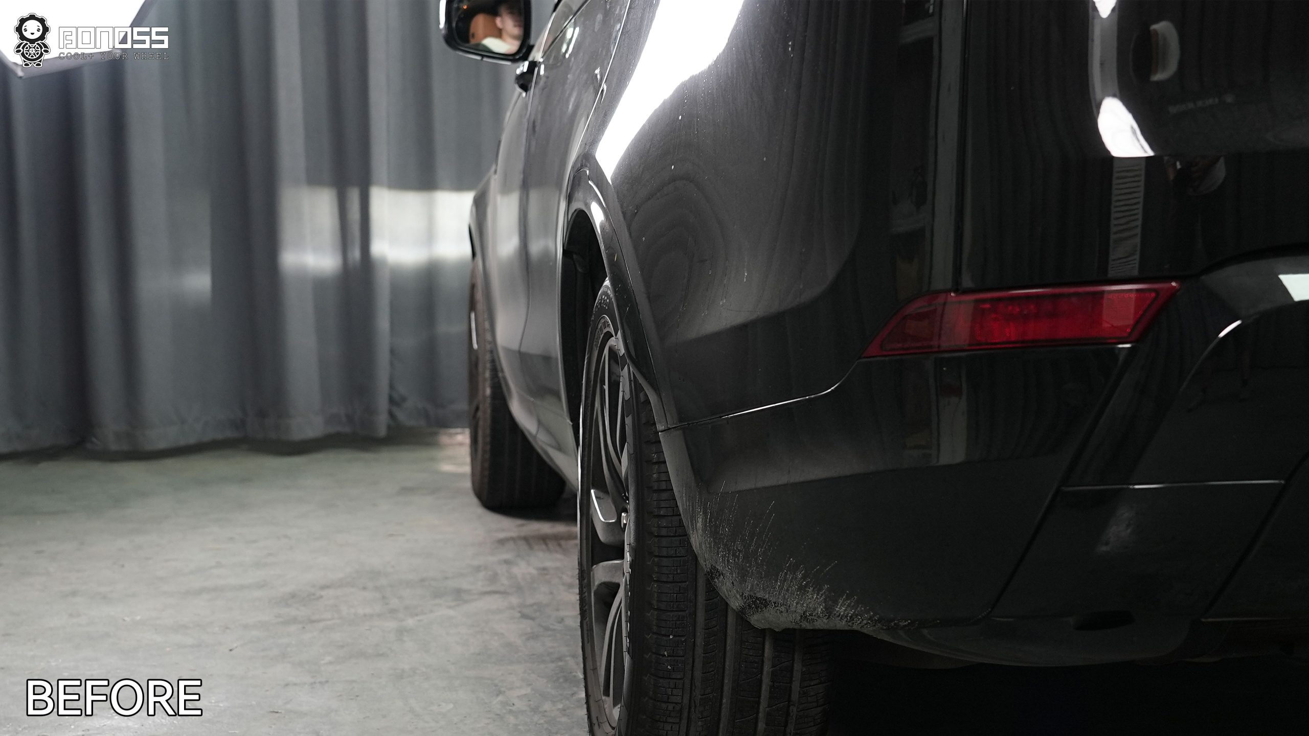 BONOSS Forged Active Cooling 2017 Land Rover Discovery 5 Wheel Spacers Front 30mm Rear 30mm Before and After (13)