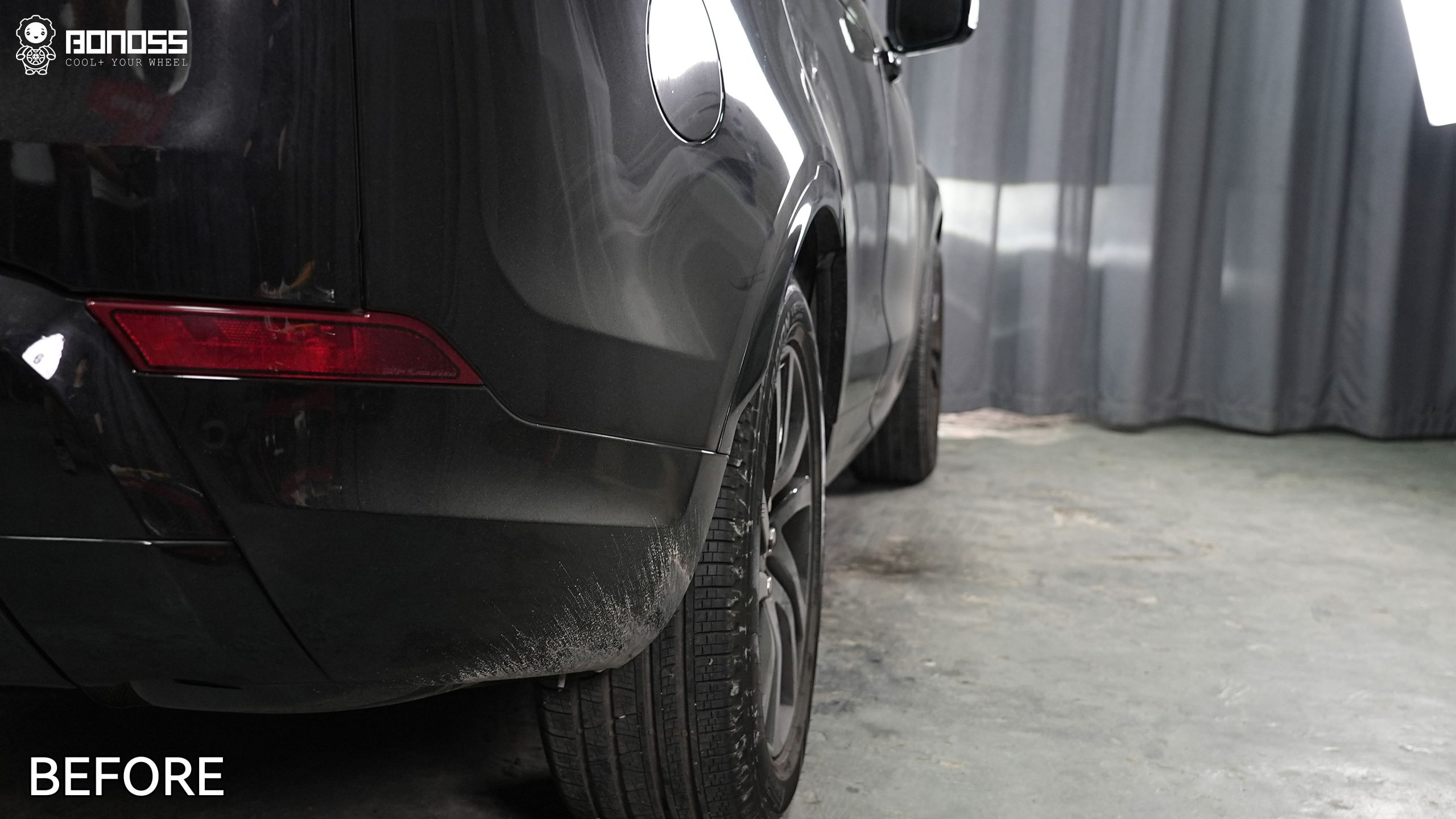 BONOSS Forged Active Cooling 2017 Land Rover Discovery 5 Wheel Spacers Front 30mm Rear 30mm Before and After (14)