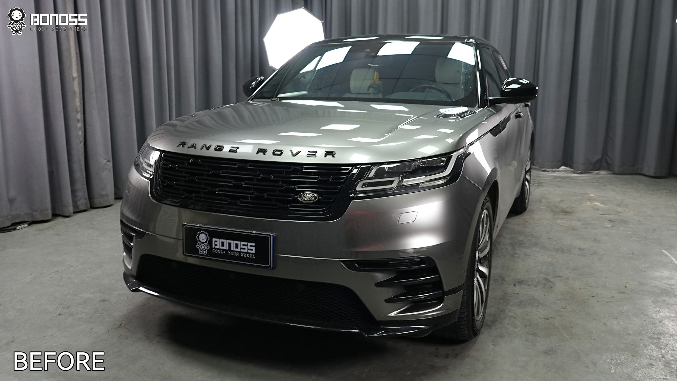 BONOSS Forged Active Cooling 2017 Land Rover Range Rover Velar Wheel Spacers Front 25mm Rear 30mm Before and After (6)