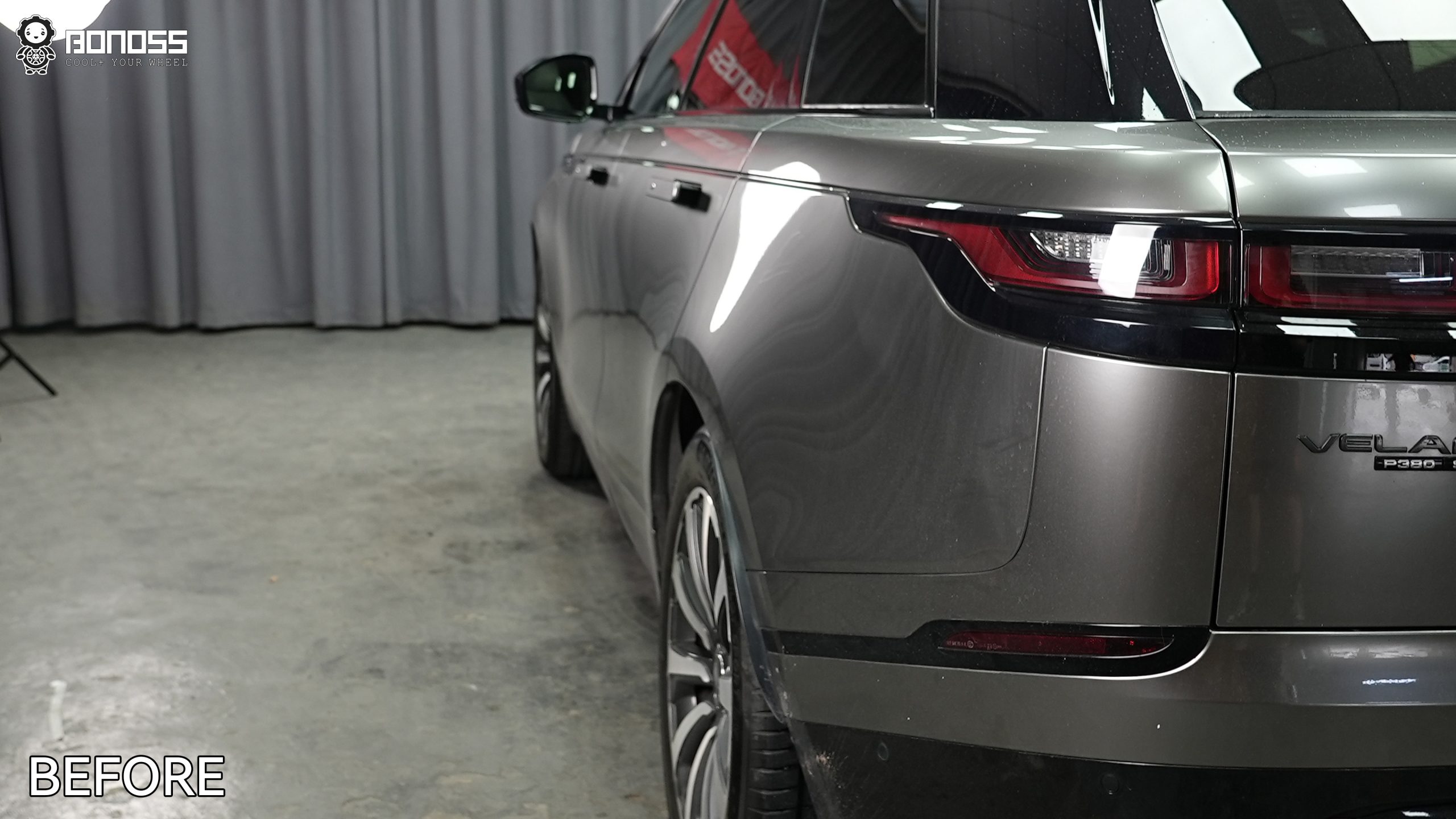 BONOSS Forged Active Cooling 2017 Land Rover Range Rover Velar Wheel Spacers Front 25mm Rear 30mm Before and After (9)