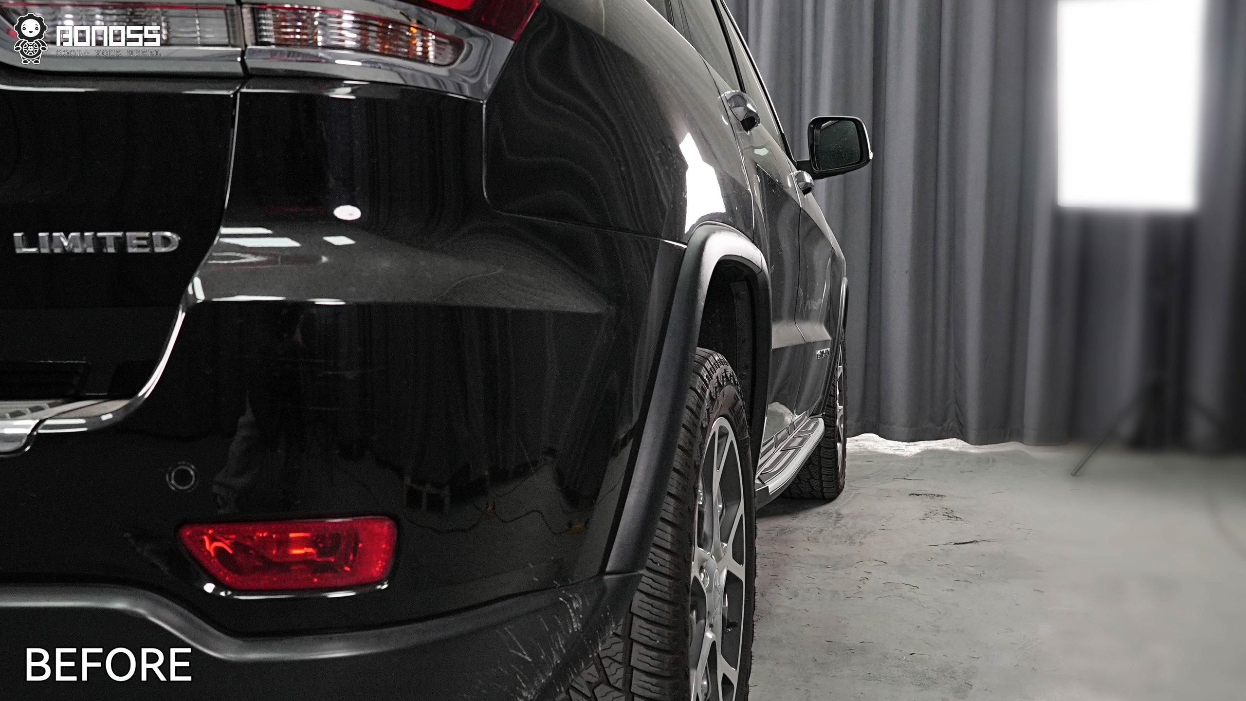 BONOSS Forged Active Cooling 2020 Jeep Grand Cherokee Wheel Spacers Front 25mm Rear 35mm Before and After (15)