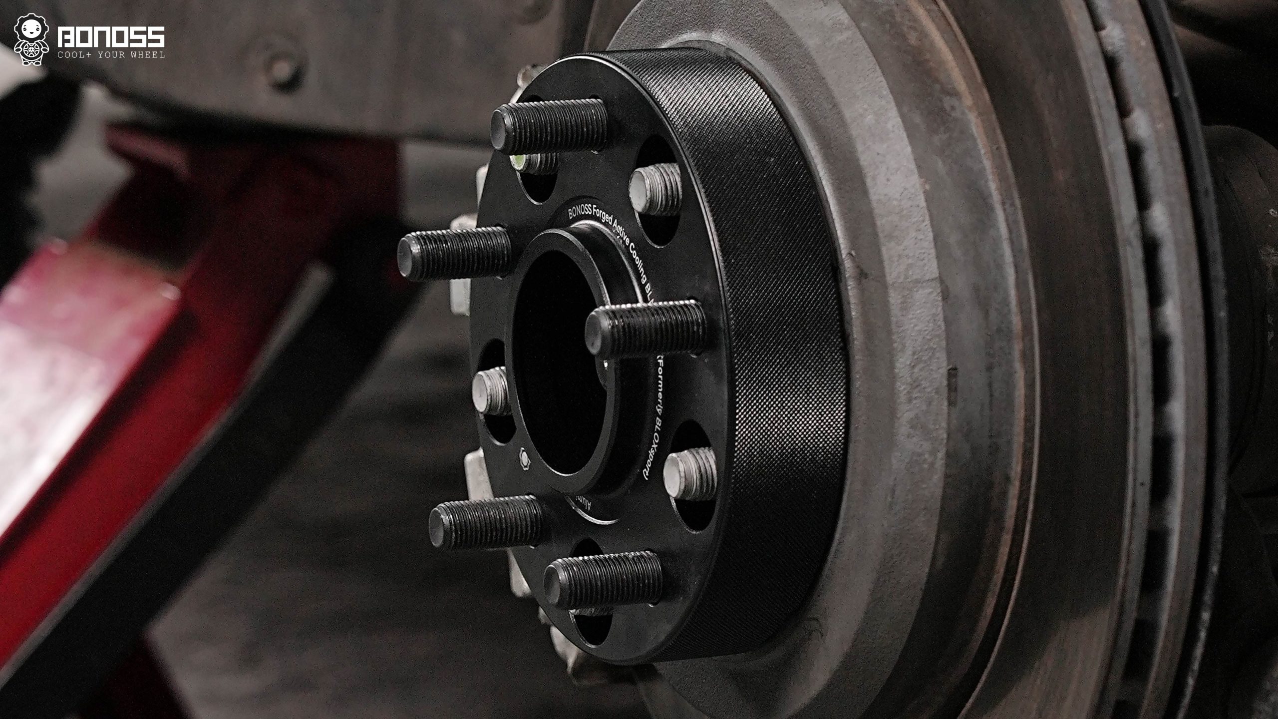 BONOSS Forged Active Cooling 2020 Jeep Grand Cherokee Wheel Spacers Front 25mm Rear 35mm Before and After (3)