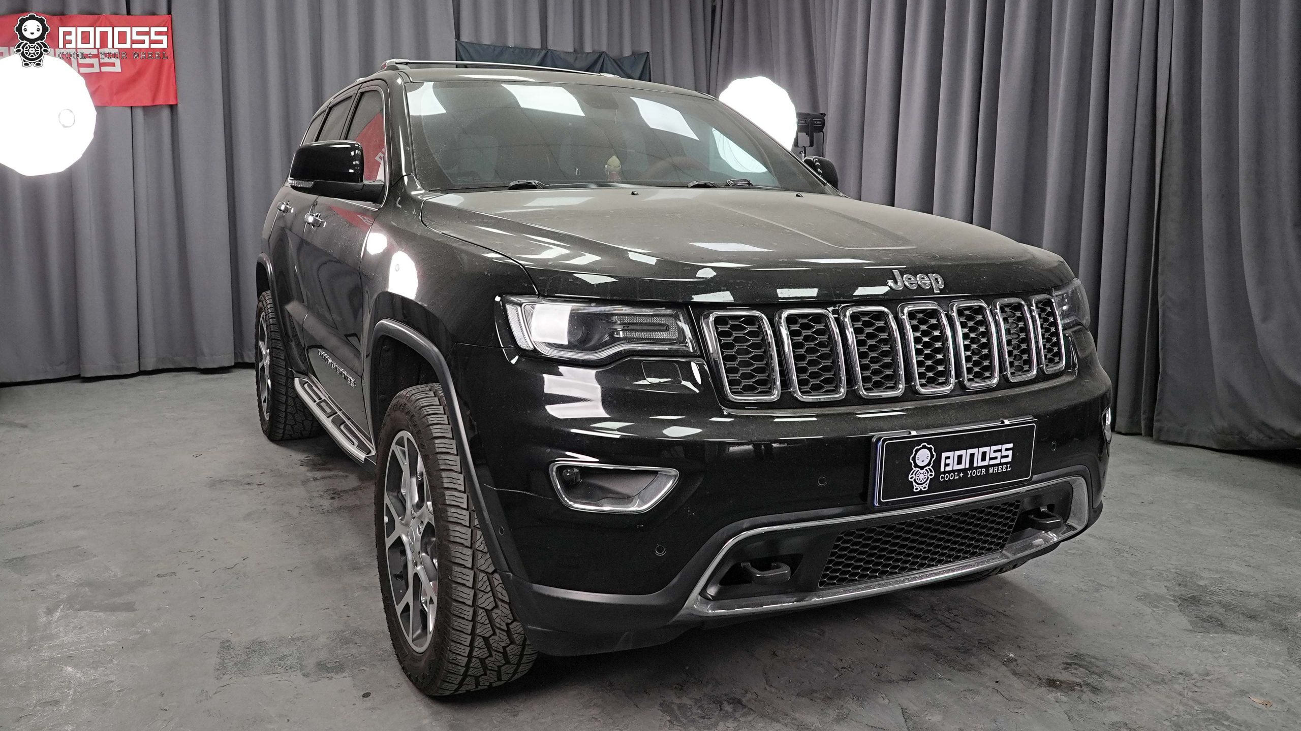 BONOSS Forged Active Cooling 2020 Jeep Grand Cherokee Wheel Spacers Front 25mm Rear 35mm Before and After (6)