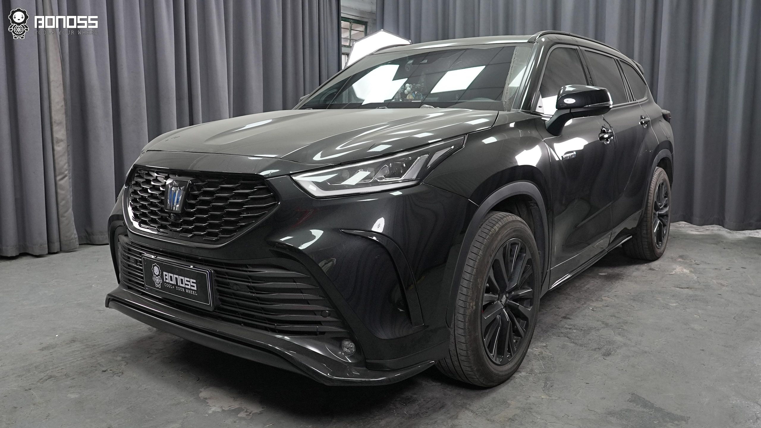 BONOSS Forged Active Cooling 2022 Toyota Kluger Wheel Spacers Front 20mm Rear 25mm Before and After (1)