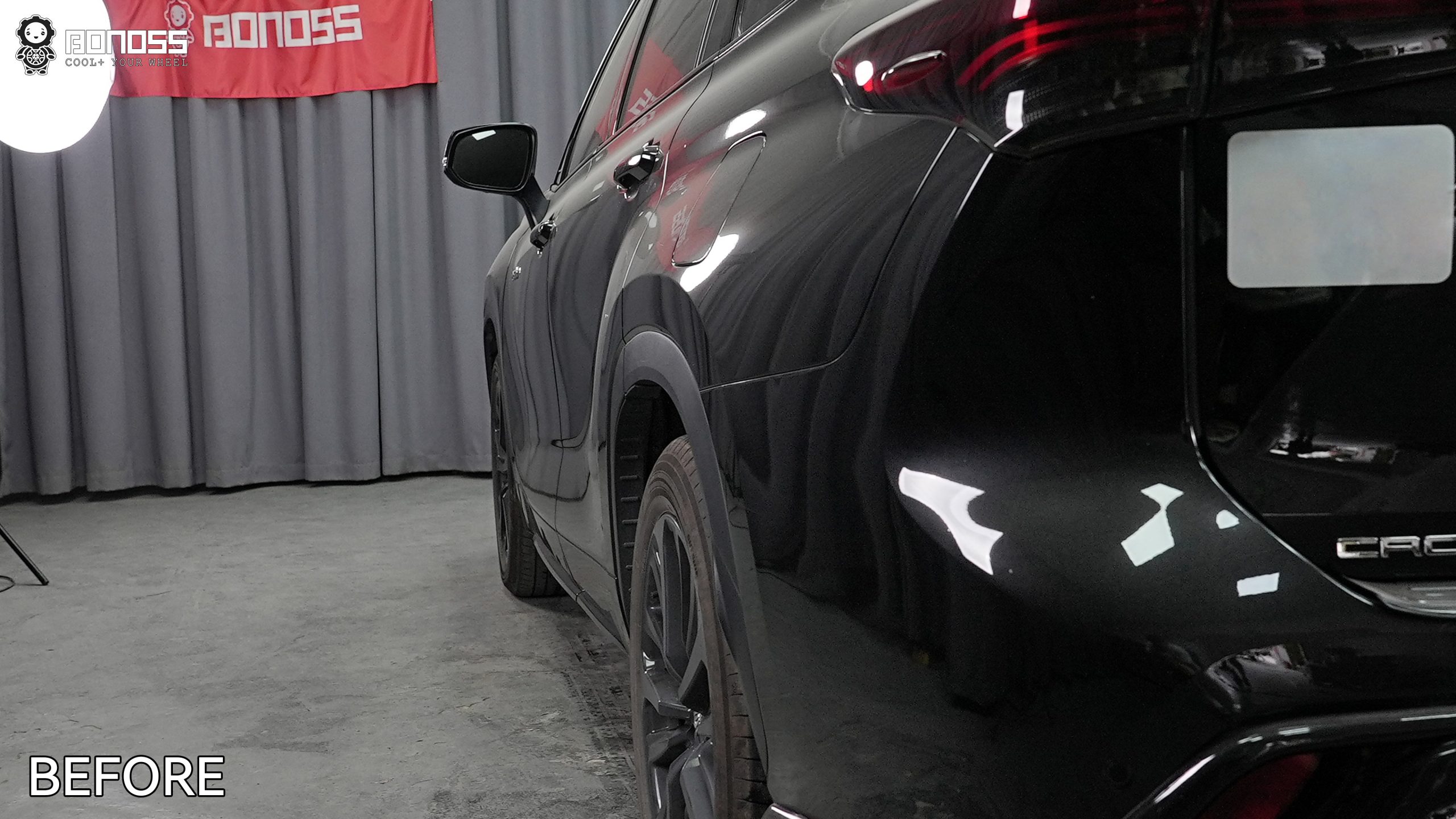 BONOSS Forged Active Cooling 2022 Toyota Kluger Wheel Spacers Front 20mm Rear 25mm Before and After (10)