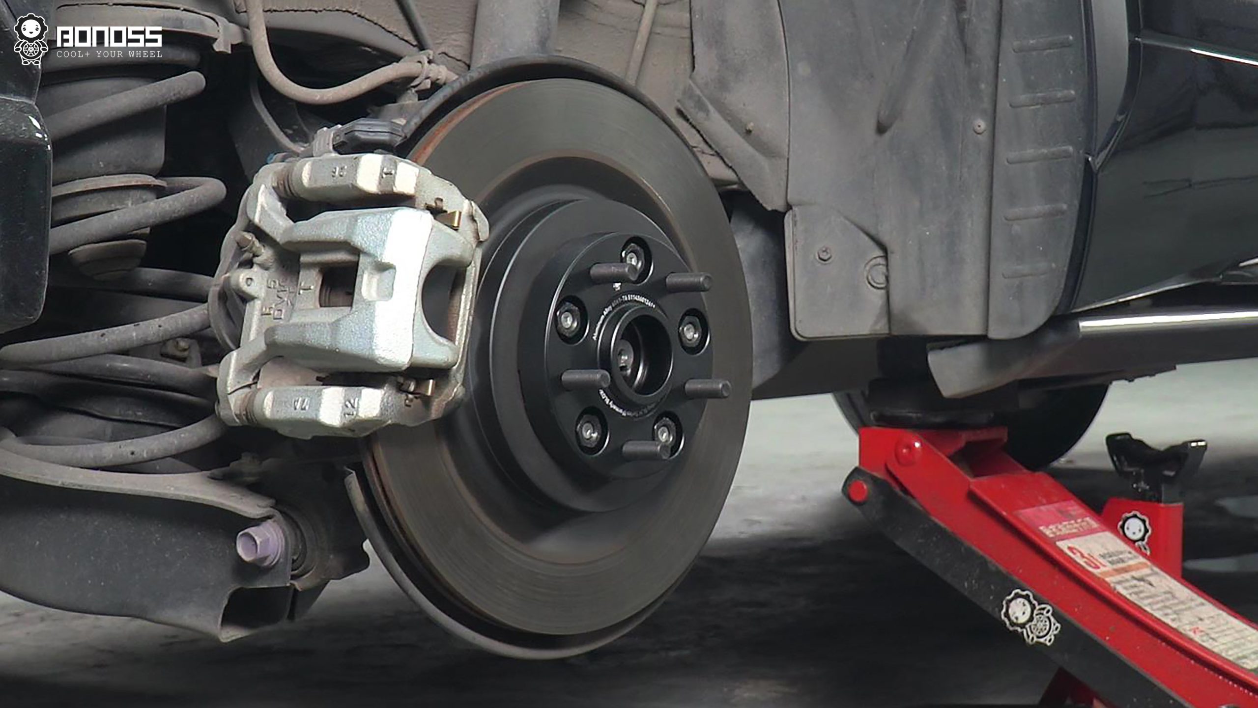 BONOSS Forged Active Cooling 2022 Toyota Kluger Wheel Spacers Front 20mm Rear 25mm Before and After (12)