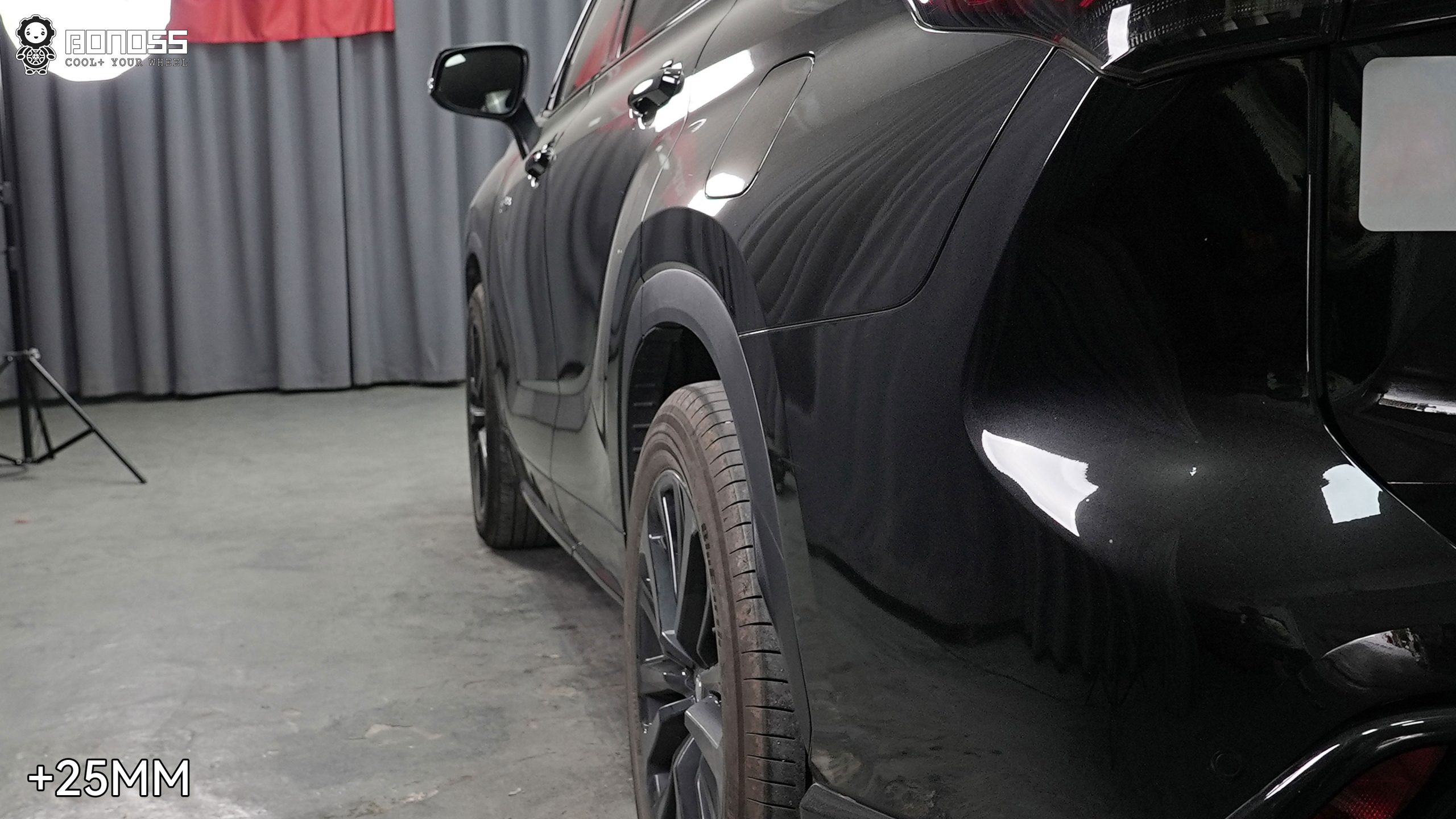 BONOSS Forged Active Cooling 2022 Toyota Kluger Wheel Spacers Front 20mm Rear 25mm Before and After (4)