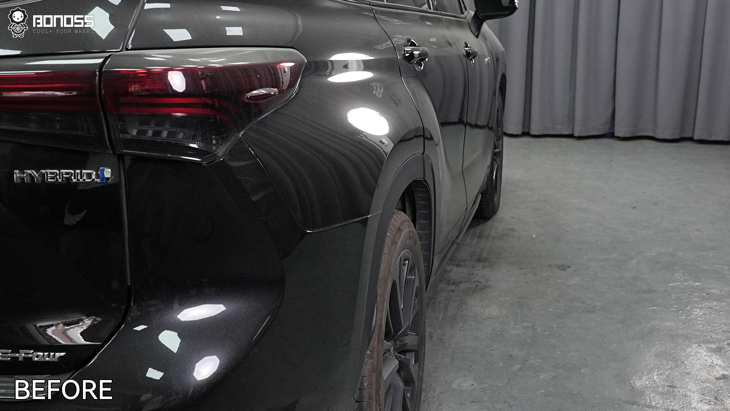 BONOSS Forged Active Cooling 2022 Toyota Kluger Wheel Spacers Front 20mm Rear 25mm Before and After (9)