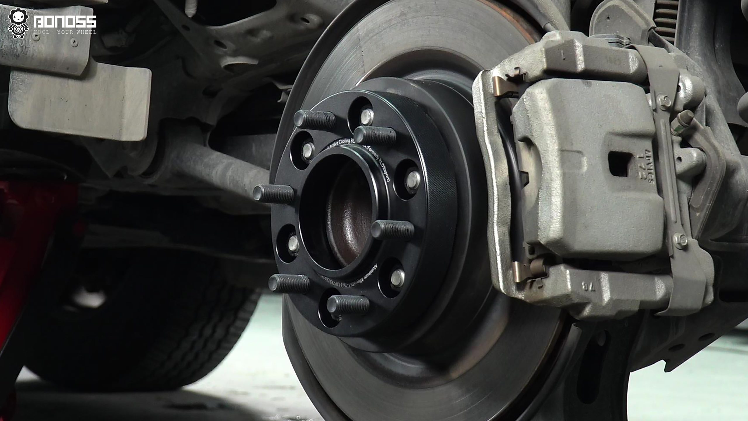 BONOSS Forged Active Cooling 2022 Toyota Land Cruiser 300 Series Wheel Spacers Front 25mm Rear 30mm Before and After (11)