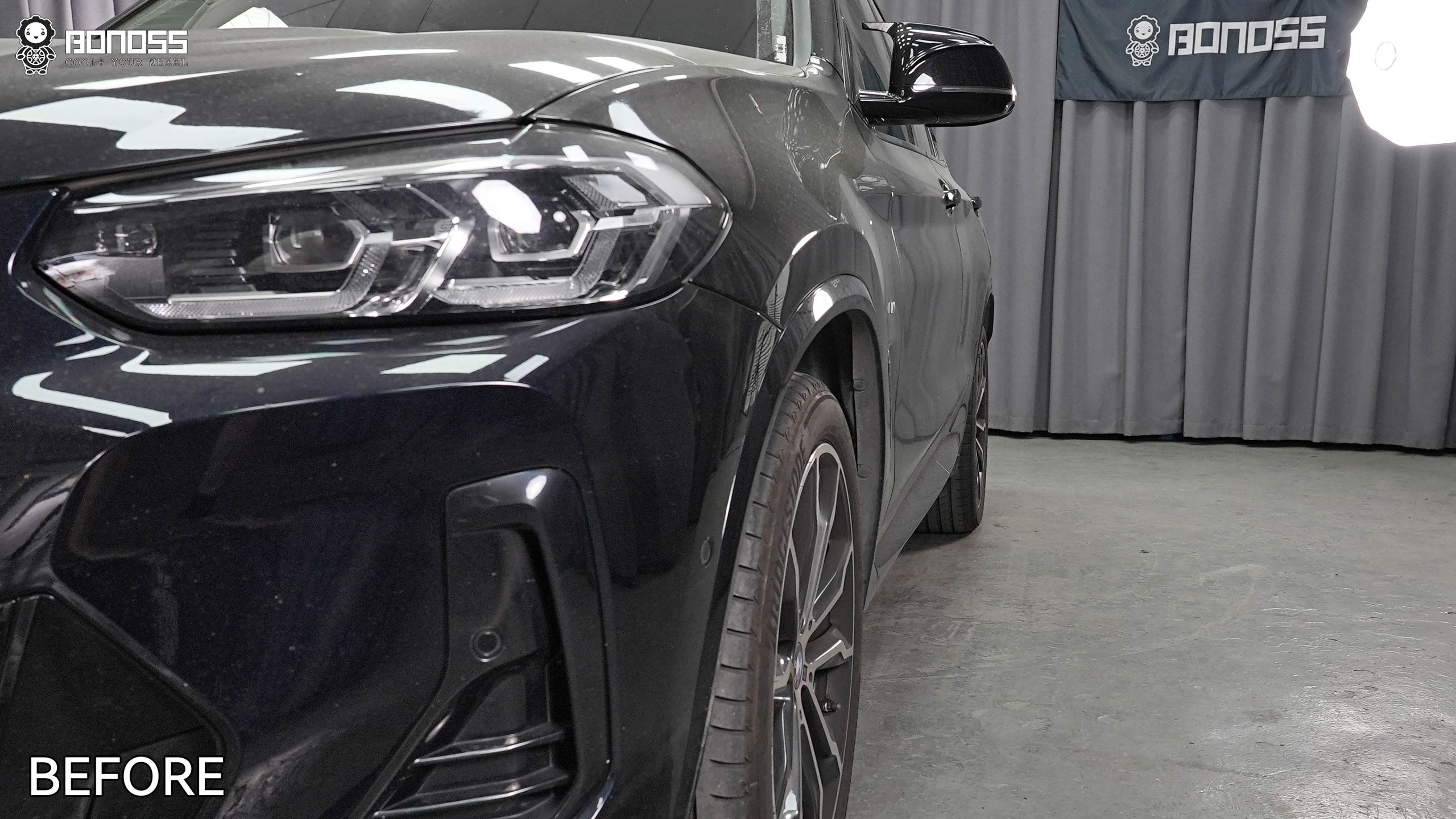 BONOSS Forged Active Cooling 2023 BMW X3 Wheel Spacers Front 25mm Rear 25mm Before and After (7)