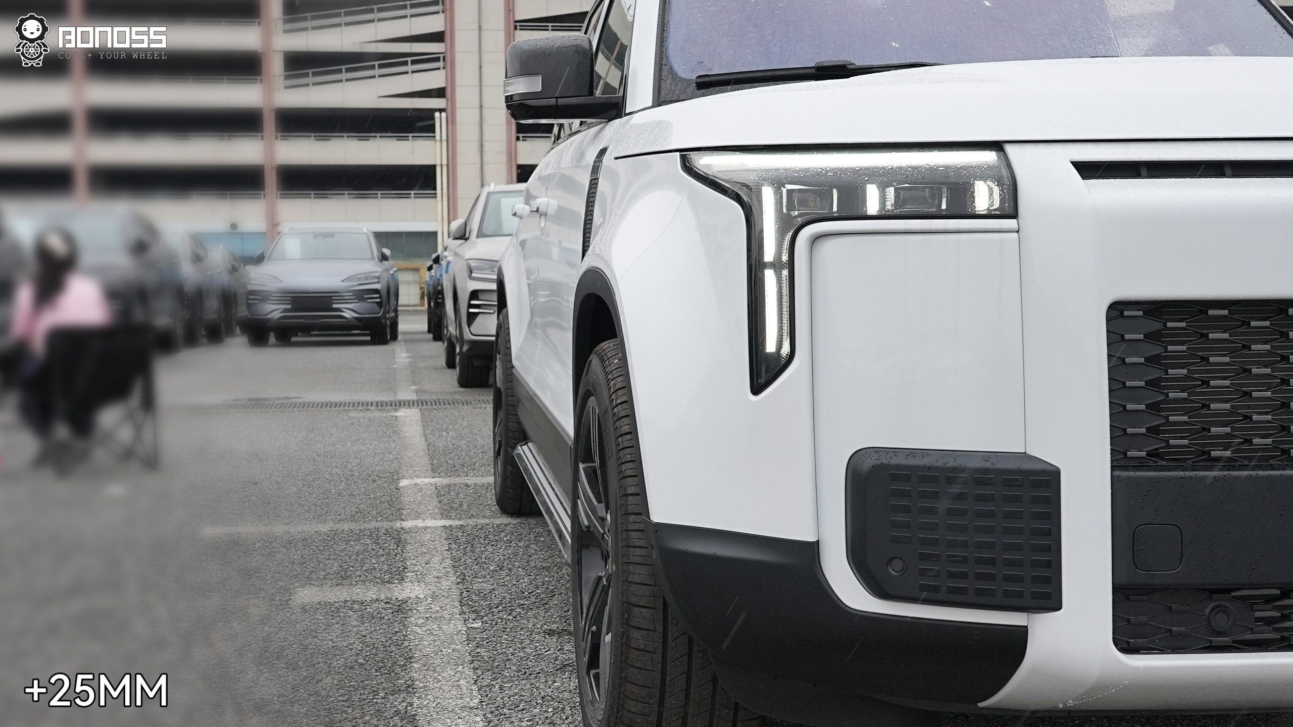 BONOSS Forged Active Cooling 2024 Rox 01 Wheel Spacers Front 25mm Rear 30mm Before and After (3)