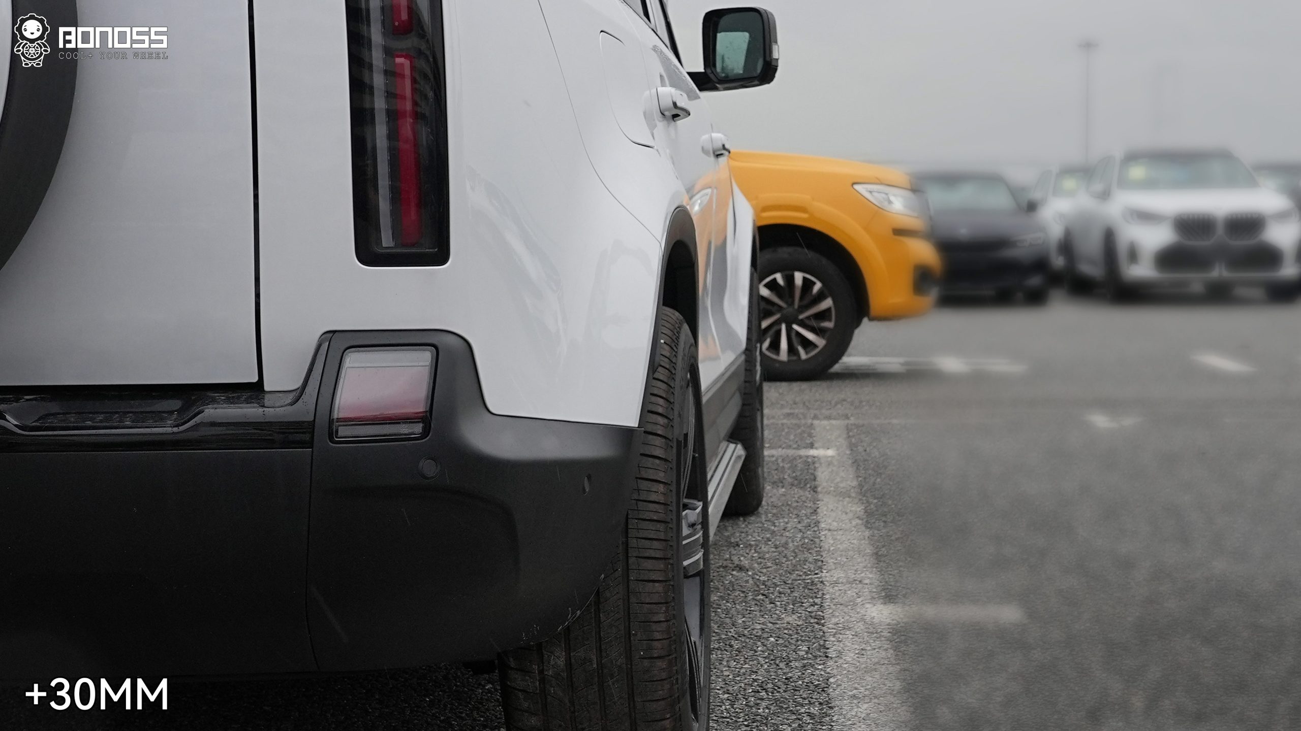 BONOSS Forged Active Cooling 2024 Rox 01 Wheel Spacers Front 25mm Rear 30mm Before and After (4)