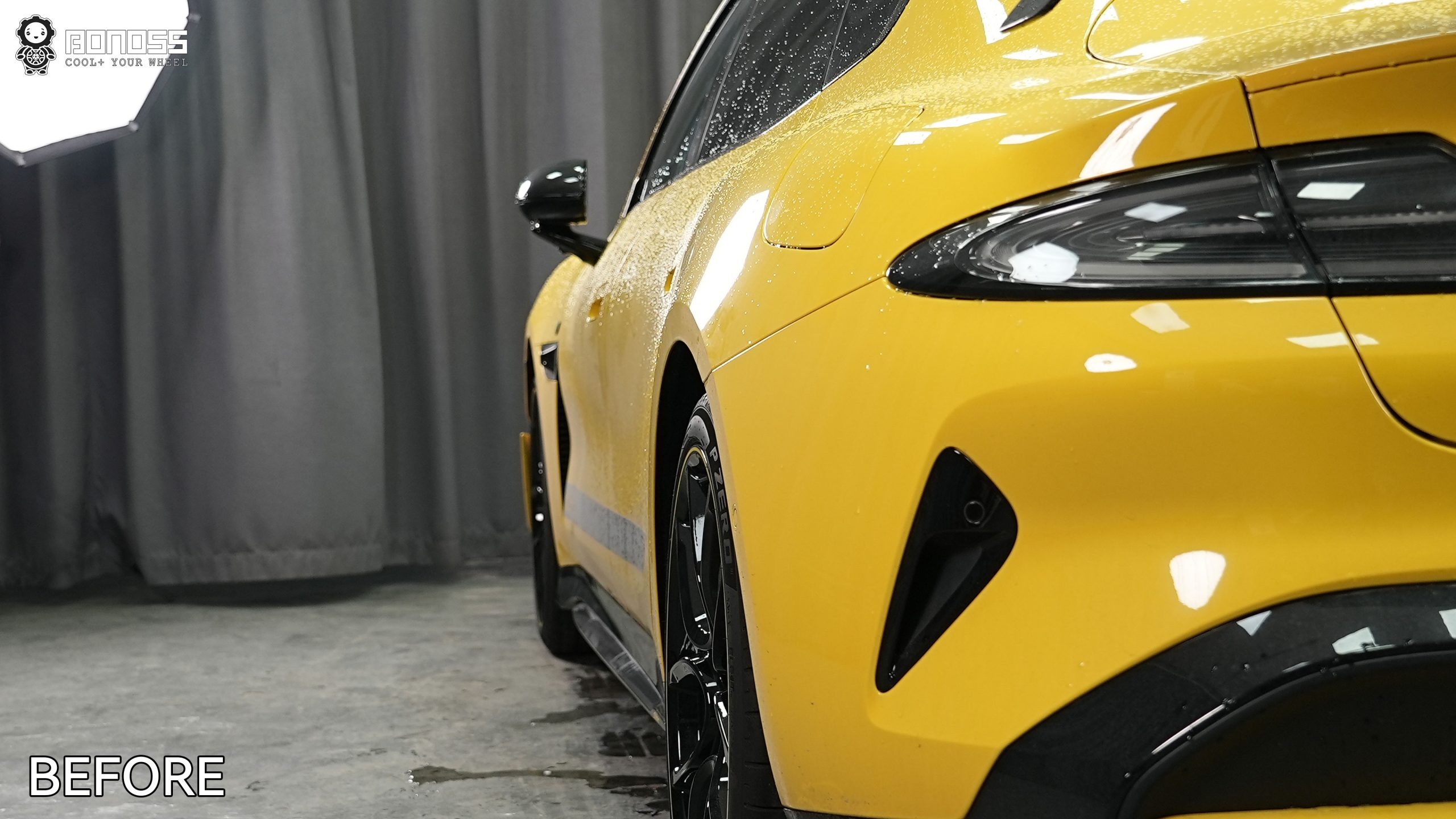 BONOSS Forged Active Cooling 2025 Xiaomi SU7 Ultra Wheel Spacers Front 15mm Rear 15mm Before and After (10)