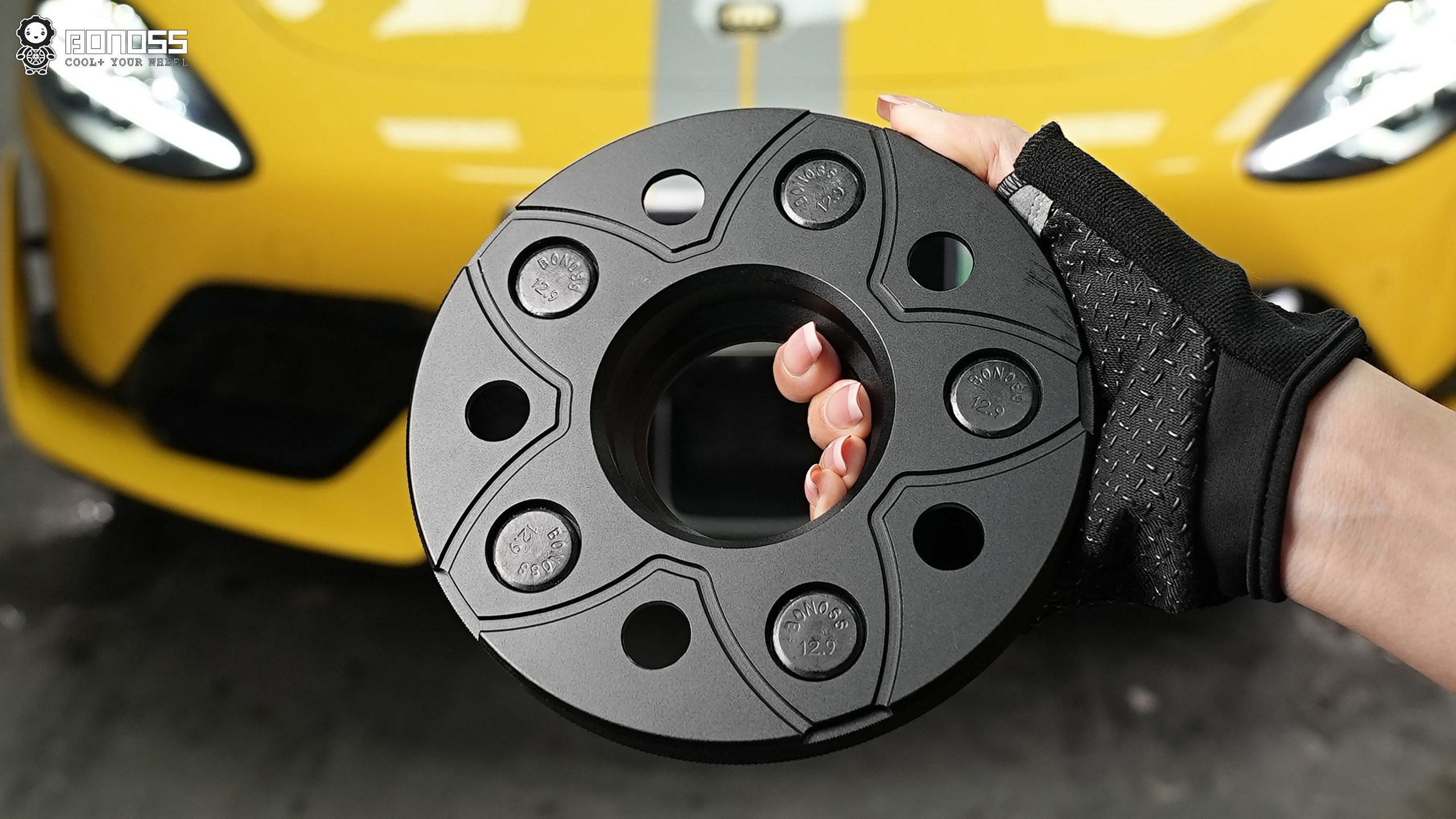 BONOSS Forged Active Cooling 2025 Xiaomi SU7 Ultra Wheel Spacers Front 15mm Rear 15mm Before and After (12)