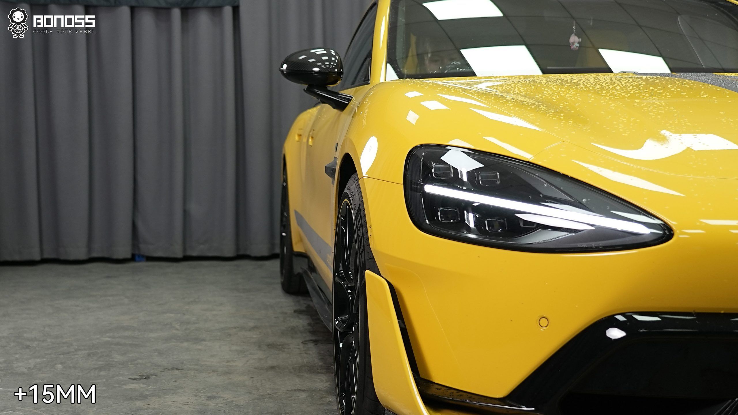 BONOSS Forged Active Cooling 2025 Xiaomi SU7 Ultra Wheel Spacers Front 15mm Rear 15mm Before and After (4)