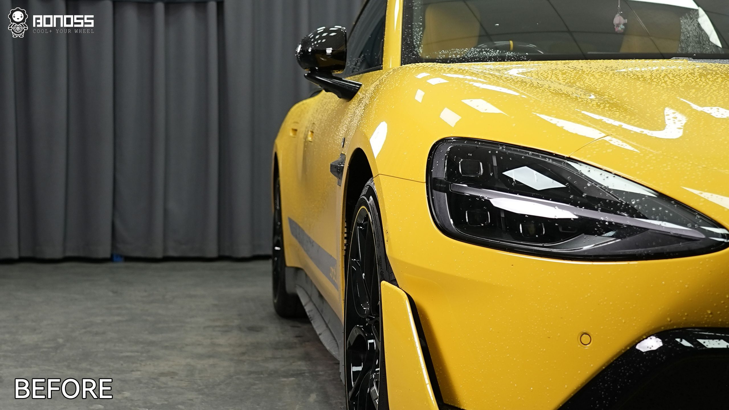 BONOSS Forged Active Cooling 2025 Xiaomi SU7 Ultra Wheel Spacers Front 15mm Rear 15mm Before and After (8)