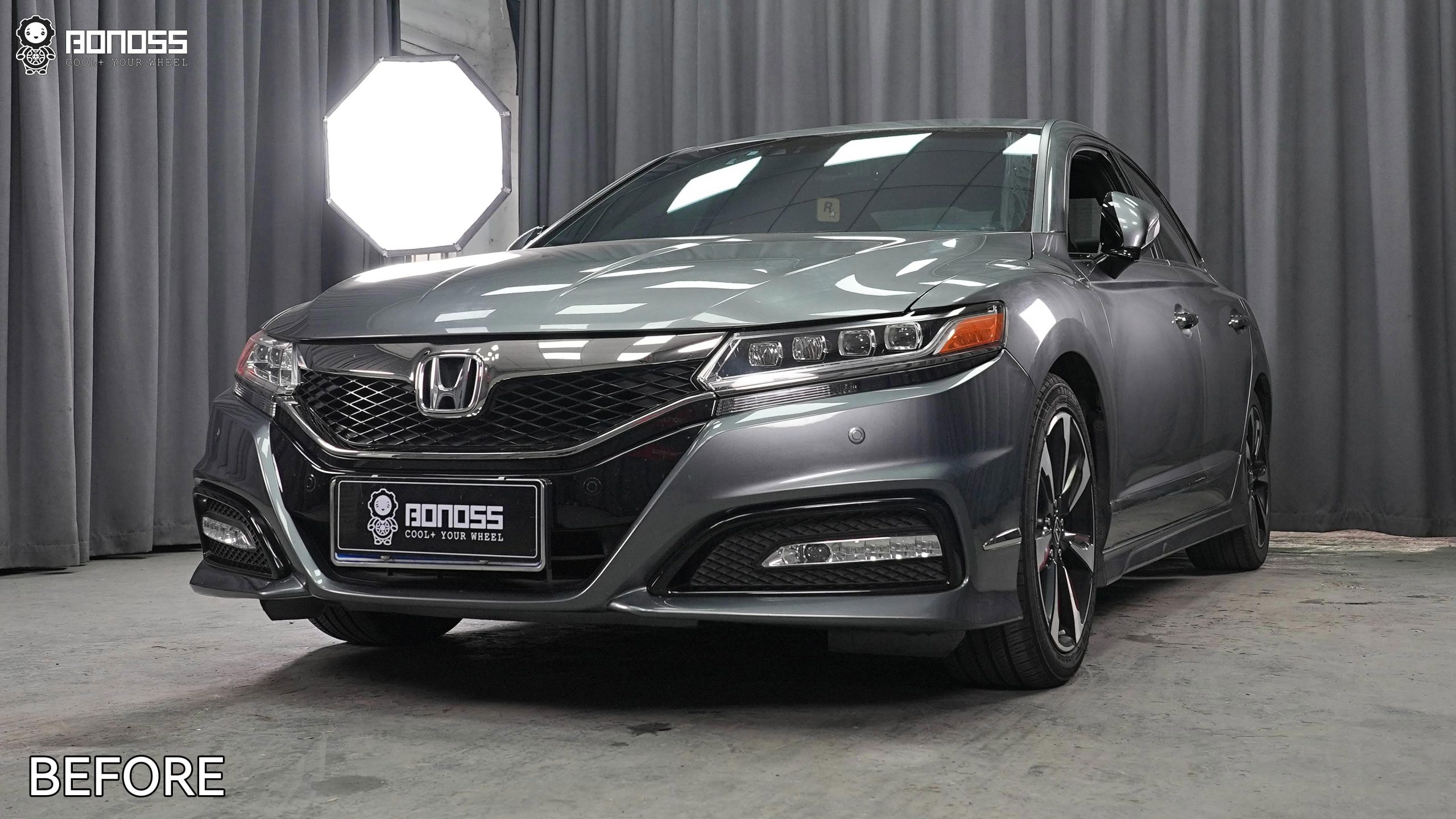 BONOSS Forged Active Cooling Honda Accord Wheel Spacers Front 20mm Rear 25mm Before and After (6)