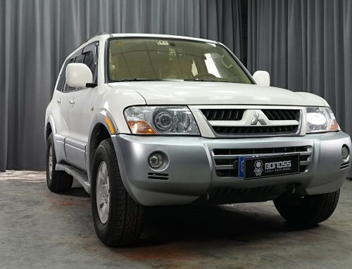 BONOSS Forged Active Cooling Mitsubishi Pajero Wheel Spacers Front 30mm Rear 35mm Before and After