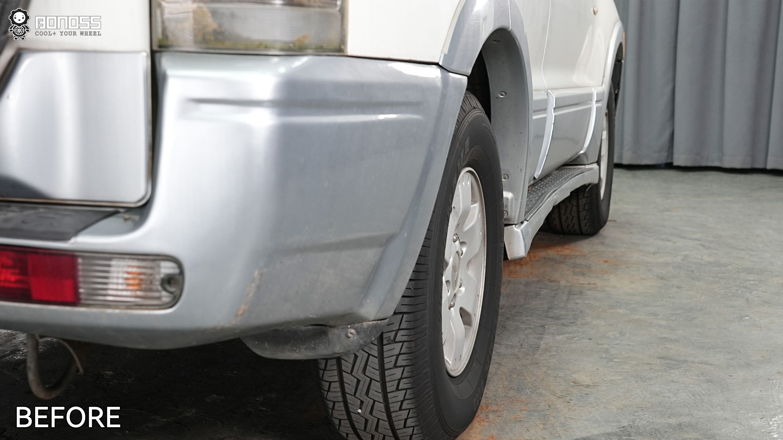 BONOSS Forged Active Cooling Mitsubishi Pajero Wheel Spacers Front 30mm Rear 35mm Before and After (10)