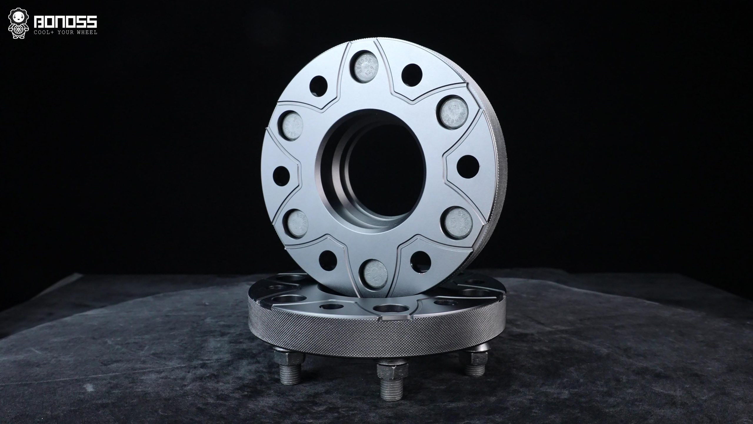 BONOSS Forged Active Cooling Mitsubishi Pajero Wheel Spacers Front 30mm Rear 35mm Before and After (20)