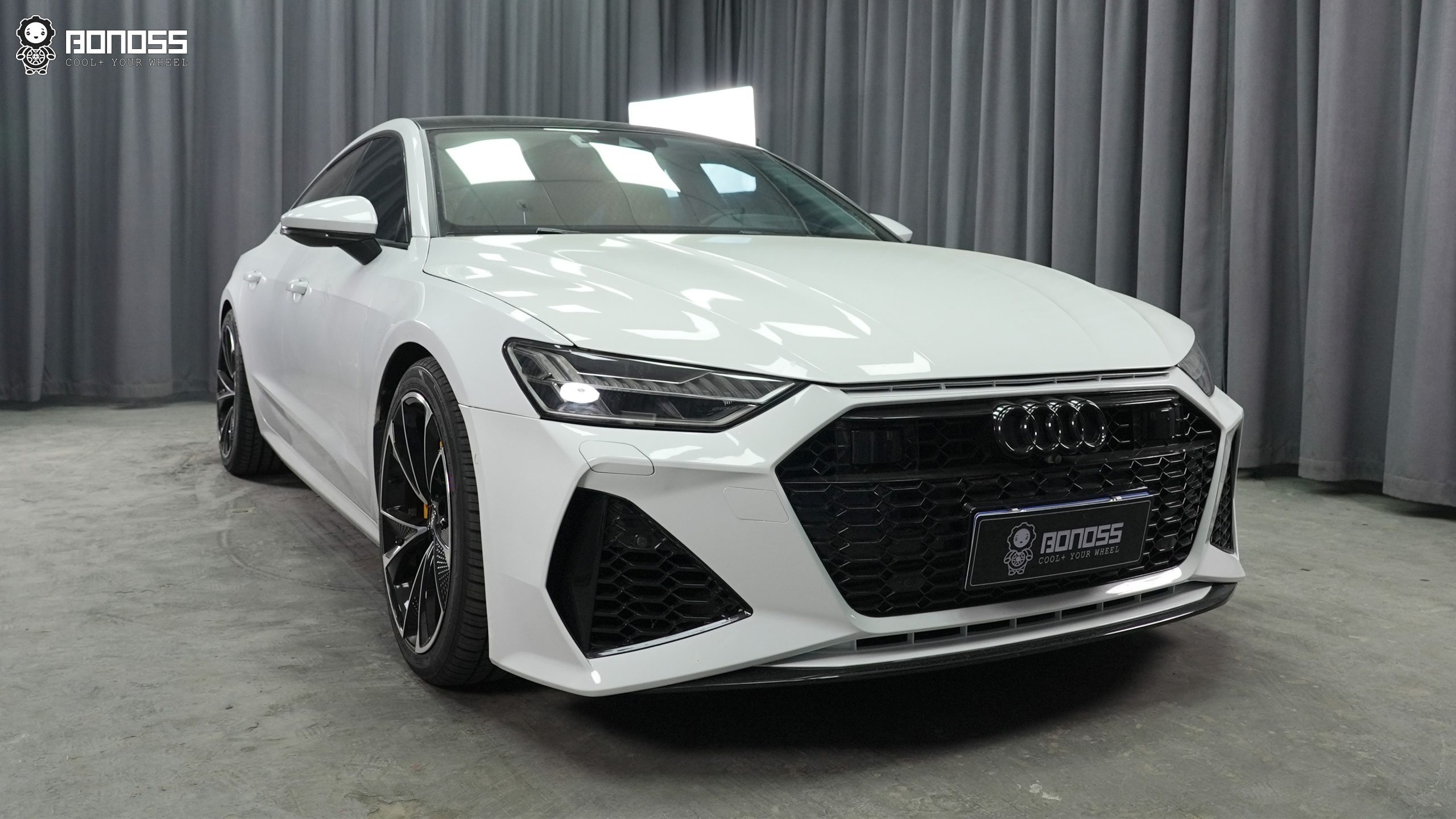 BONOSS Forged Lightweight Plus 2020 Audi A7 Wheel Spacers Front 15mm Rear 20mm Before and After (2)