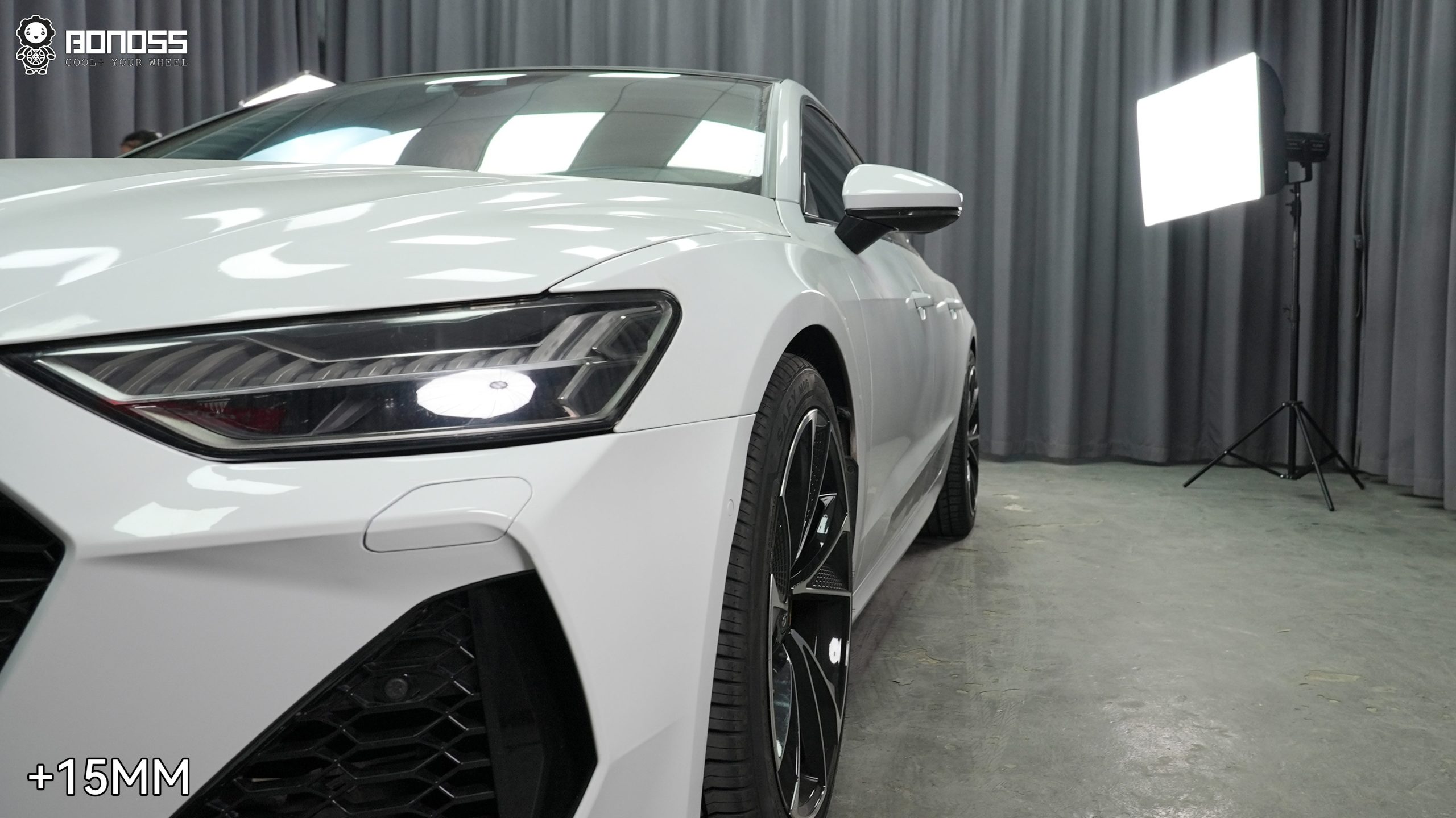 BONOSS Forged Lightweight Plus 2020 Audi A7 Wheel Spacers Front 15mm Rear 20mm Before and After (3)